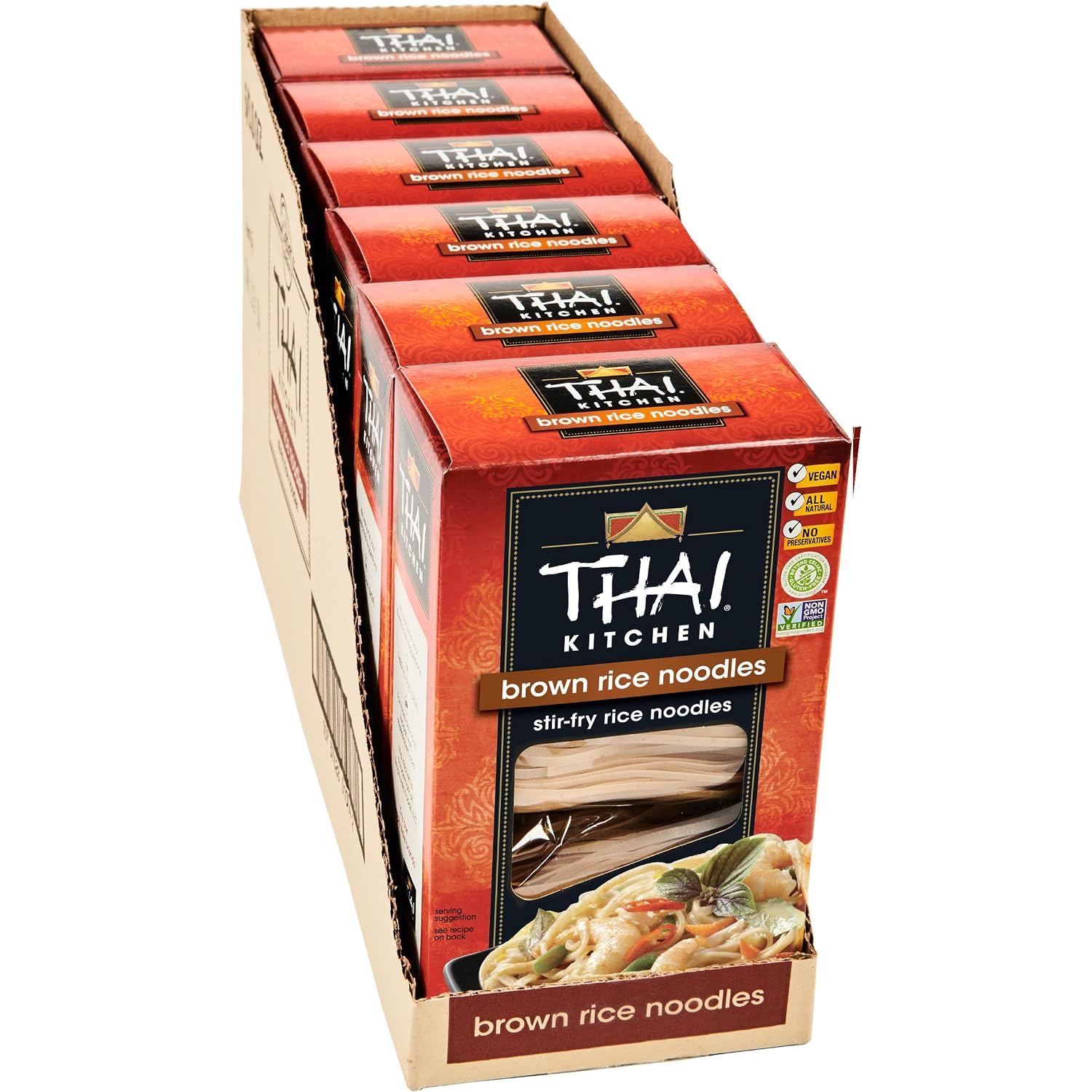 Thai Kitchen Gluten Free Brown Rice Noodles, 8 Oz