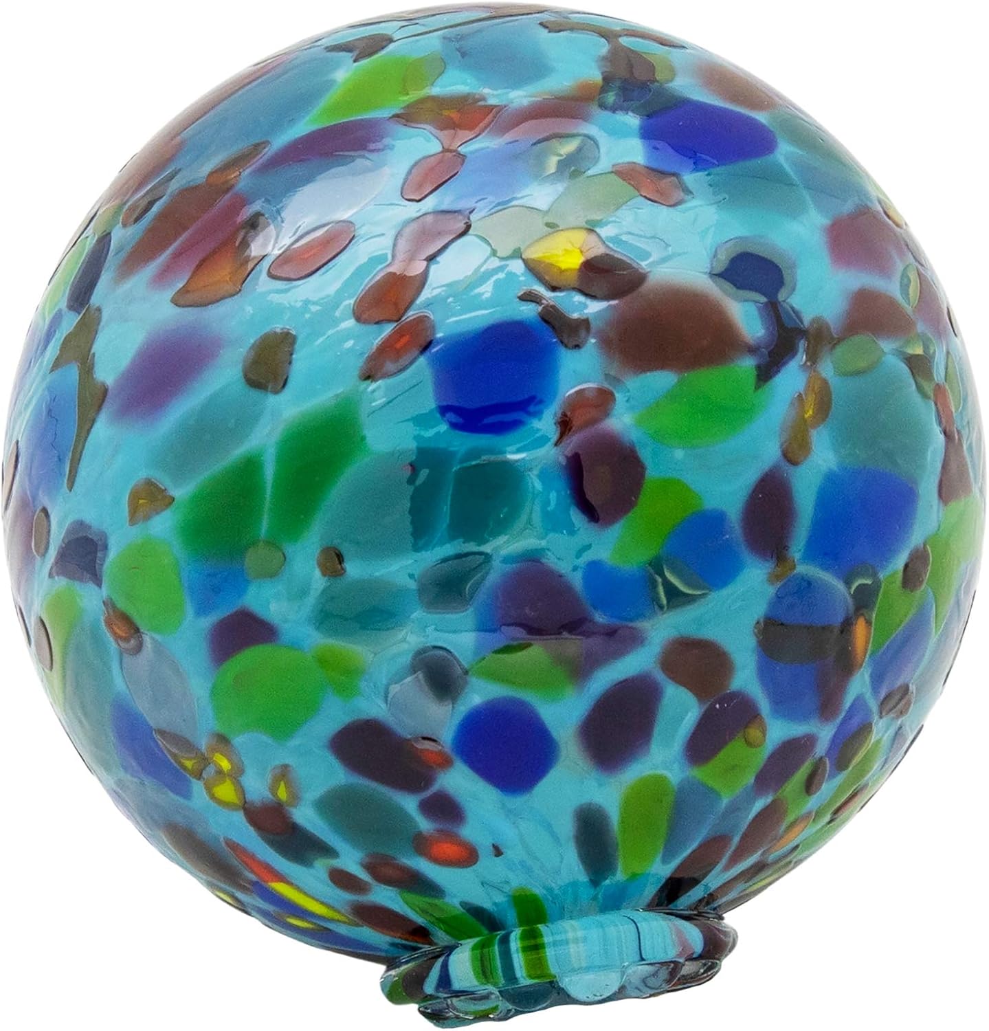 Totally Blown Glassworks Pond Float. Handmade Blown Glass, Garden Gazing Ball, Table Centerpiece