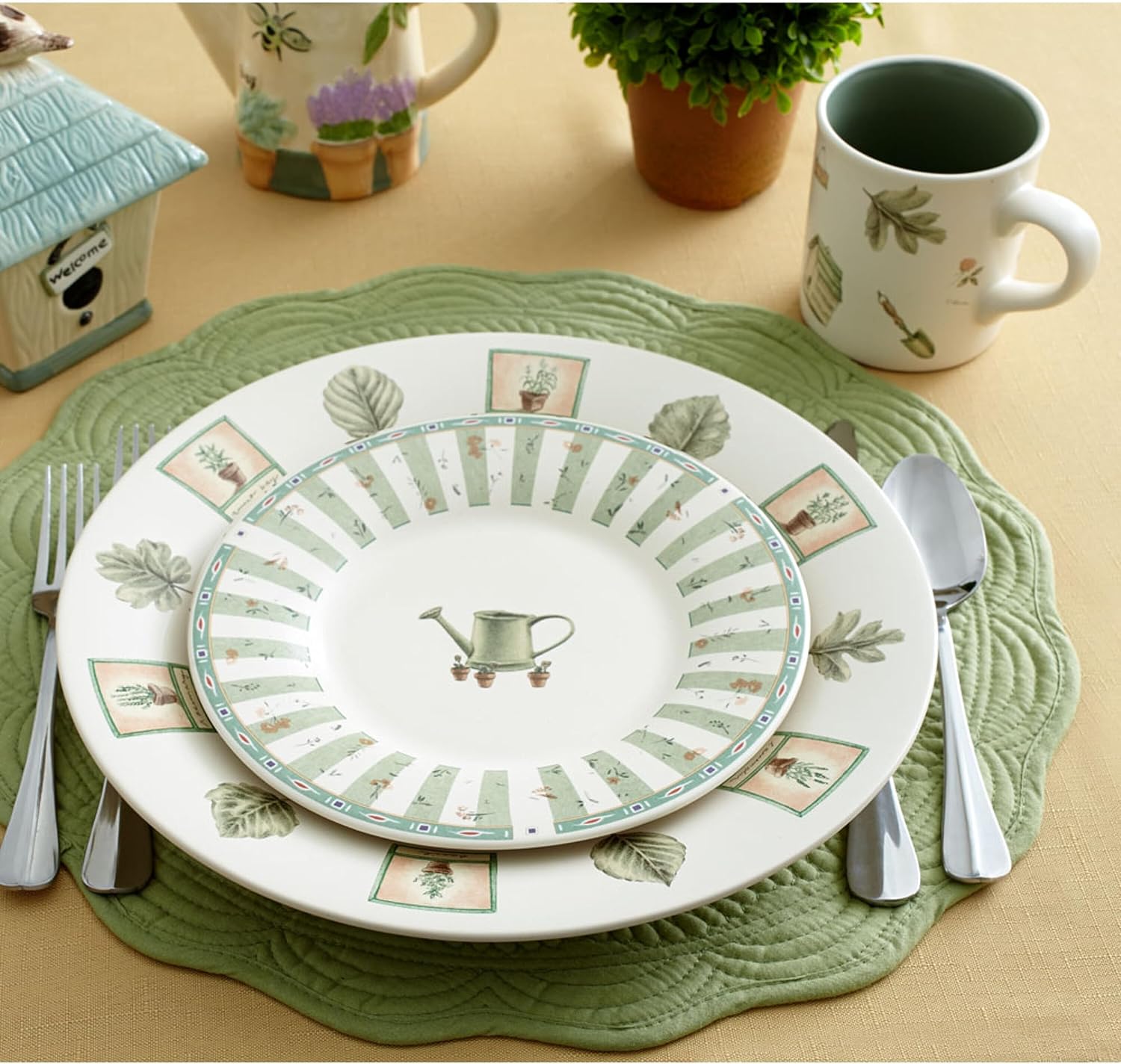Pfaltzgraff Naturewood 16-Piece Stoneware Dinnerware Set (Service for 4)
