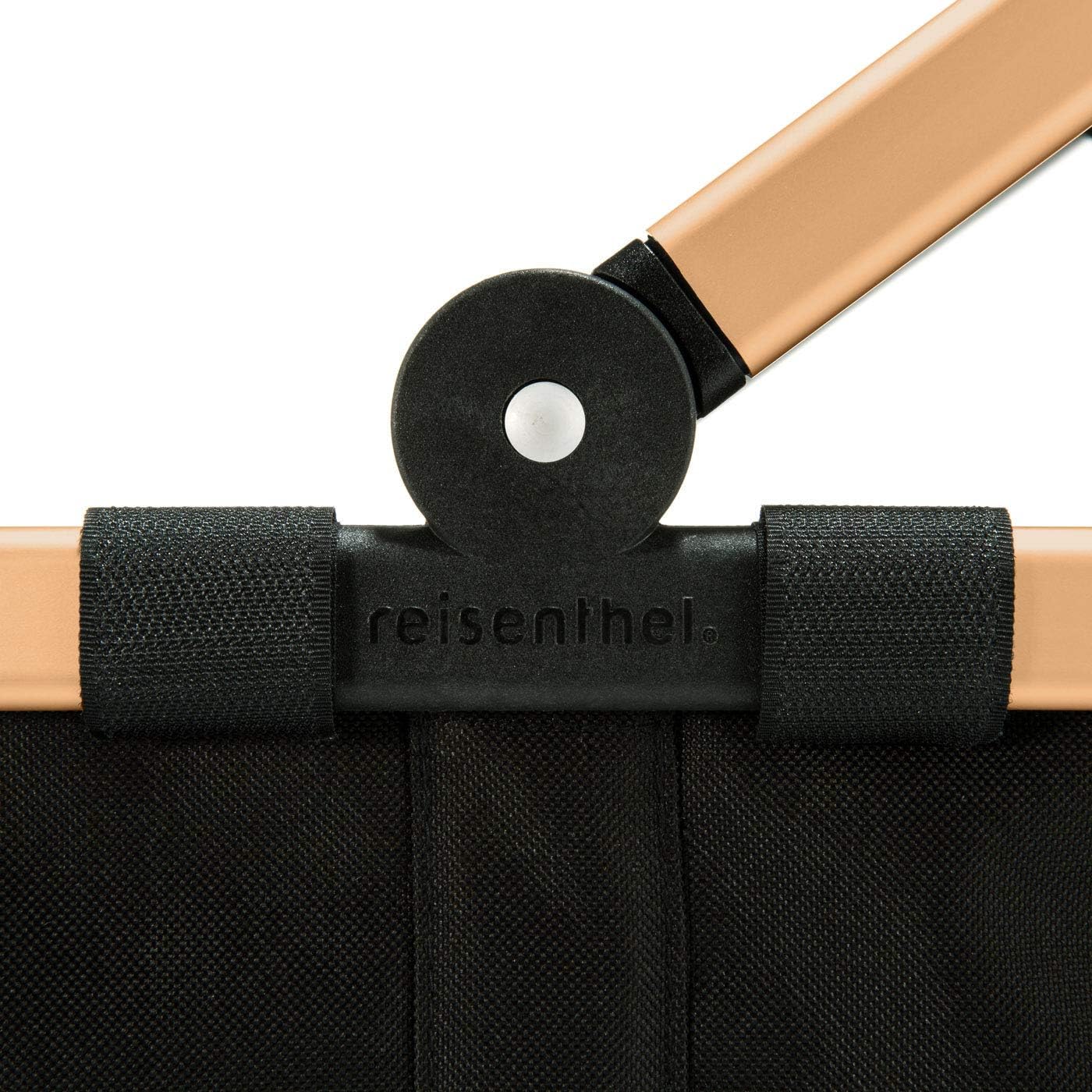 reisenthel carrybag frame black/black - Sturdy shopping basket with plenty of storage space and practical inner pocket - water-repellent
