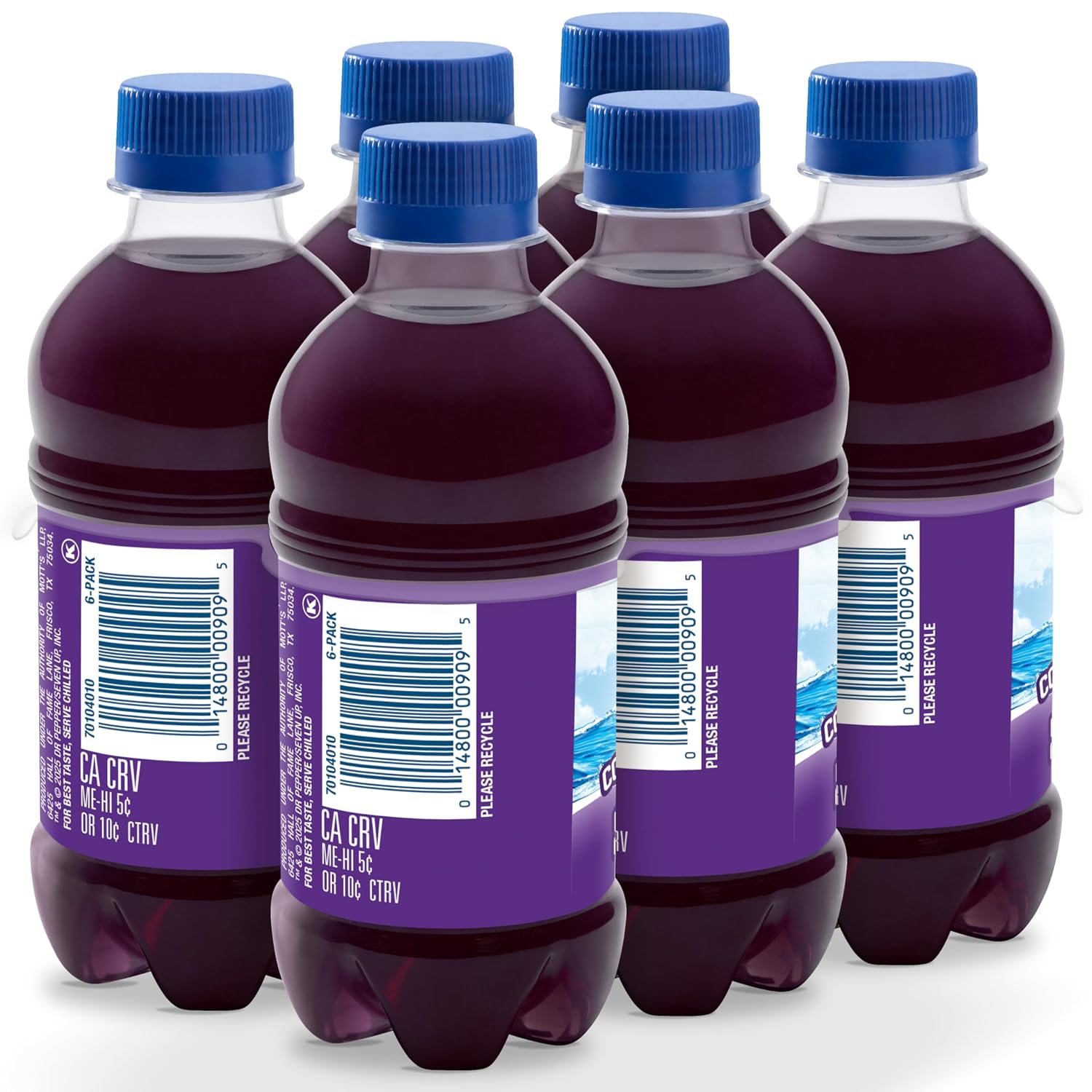 Hawaiian Punch Polar Blast Fruit Juice Drink, 10 Fl Oz Bottles, 24 Count (4 Packs Of 6), Ready-to-drink, On-the-go, Caffeine-free, Carbonation-free, Gluten-free, Excellent Source Of Vitamin C