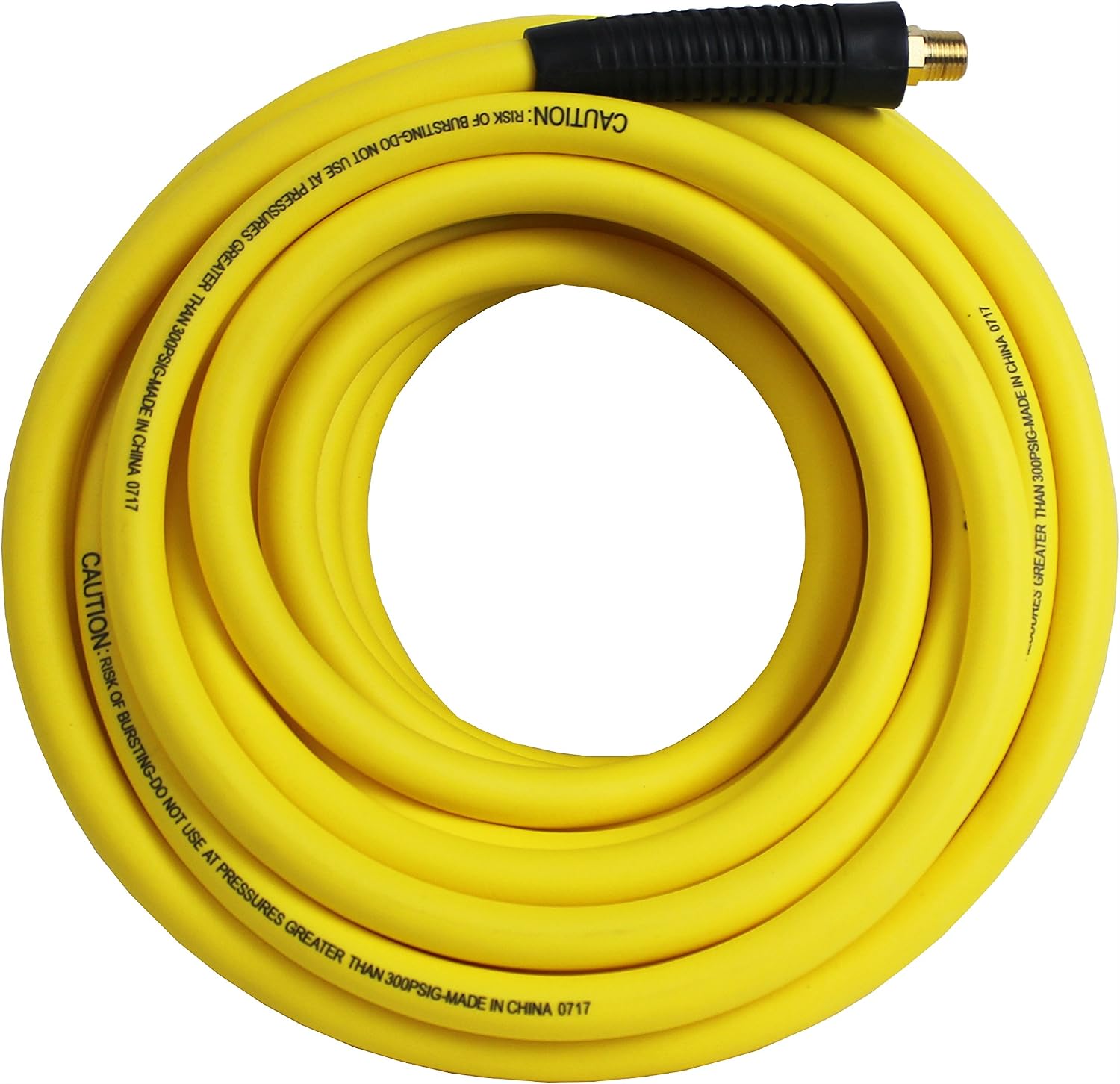 MaxWorks 50 Foot Auto Rewind Retractable Air Hose Reel with 3/8" Rubber Hose 250 PSI Heavy Duty Steel Spring Multi Position Ratchet and Solid Brass Fittings for Garage and Workshop (80720)