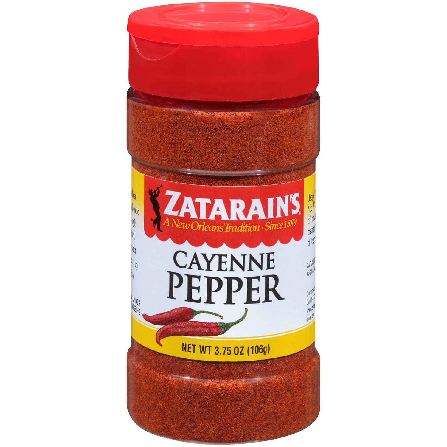 Zatarain's Cayenne Pepper, 3.75 oz (Pack of 6)
