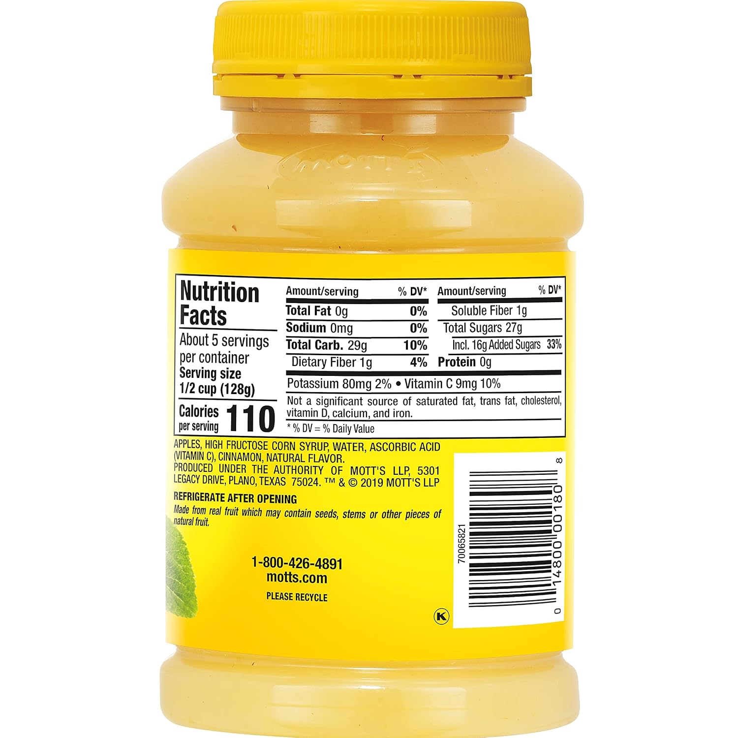 Mott's Applesauce, 48 oz jar