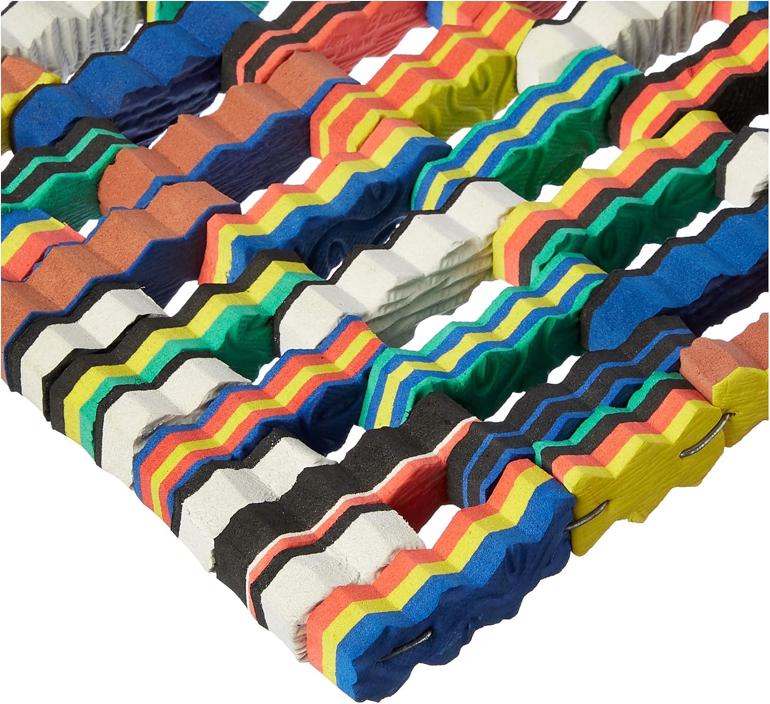 KALALOU PML1001 Recycled Flip Flop Door Mat, One Size, Multicolor