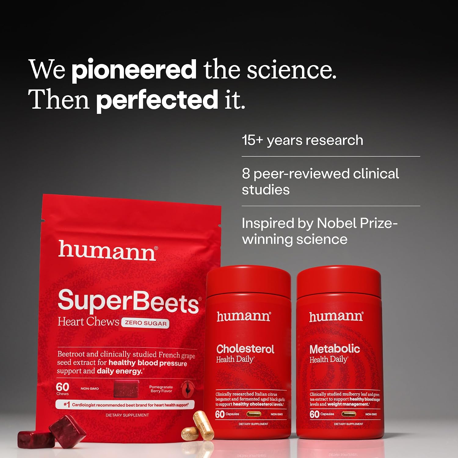 HumanN SuperBeets Beet Root Powder - Non-GMO Beetroot Superfood - Nitric Oxide Supplement for Heart Health, Circulation & Blood Pressure Support - Black Cherry, 30 Servings