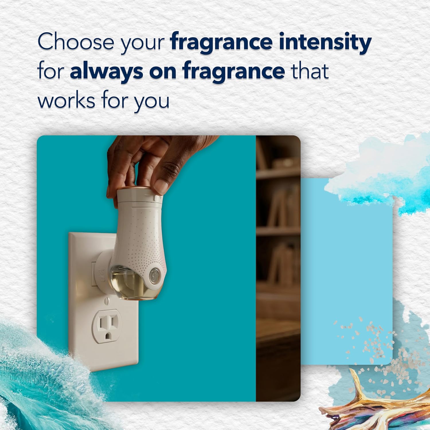 Glade PlugIns Refills Air Freshener, Scented and Essential Oils for Home and Bathroom, Tranquil Lavender & Aloe, 1.34 Fl Oz, 2 Count
