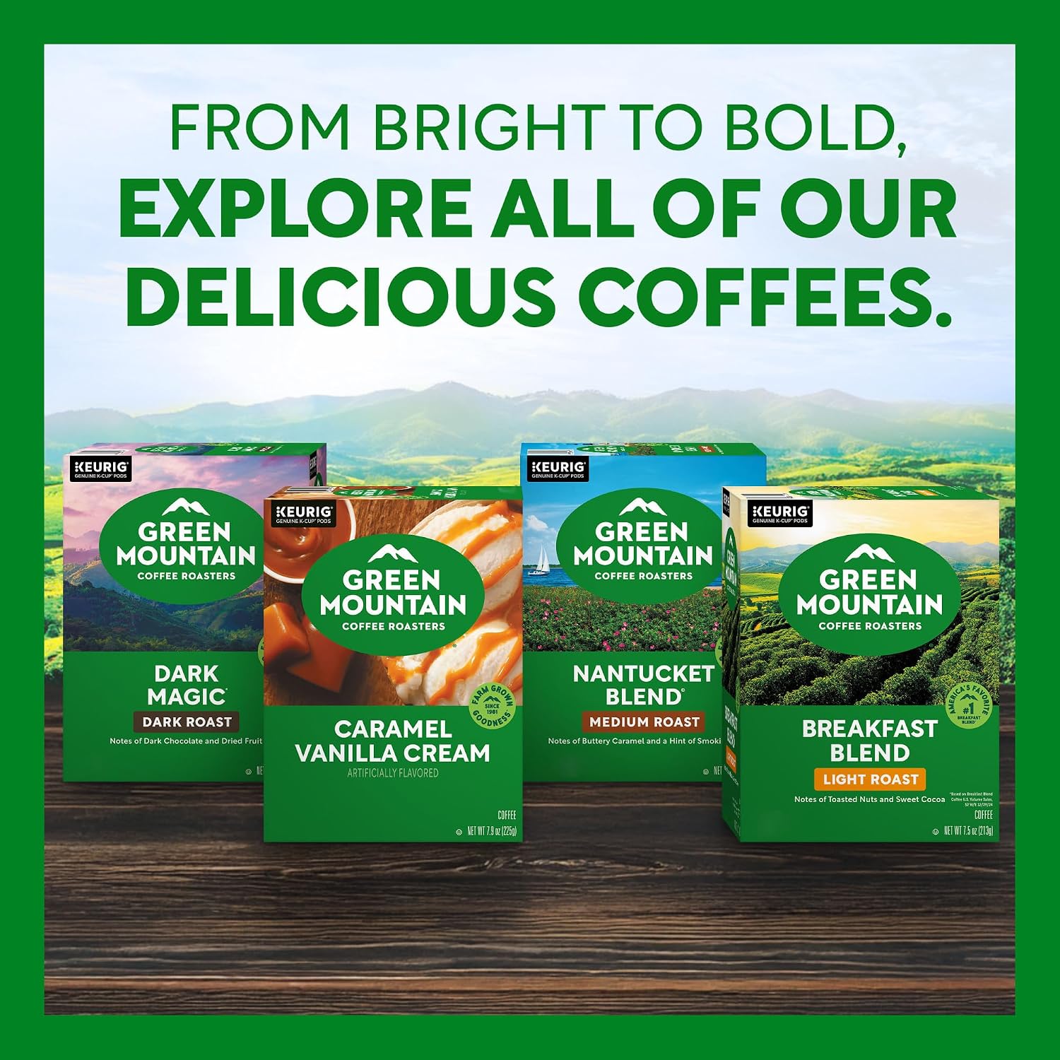 Green Mountain Coffee, Dark Magic (Extra Bold), 120-Count K-Cups for Keurig Brewers