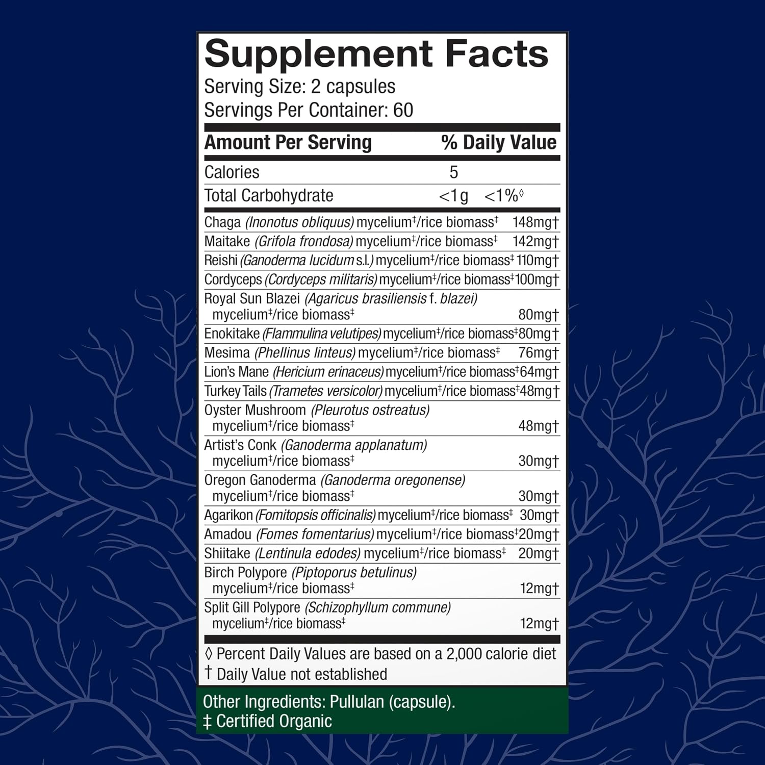 Host Defense MyCommunity Capsules - 17 Species Blend Mushroom Supplement for Immune Support - Herbal Aid with Lion's Mane, Reishi. Chaga, Cordyceps, Turkey Tail & More - 120 Capsules
