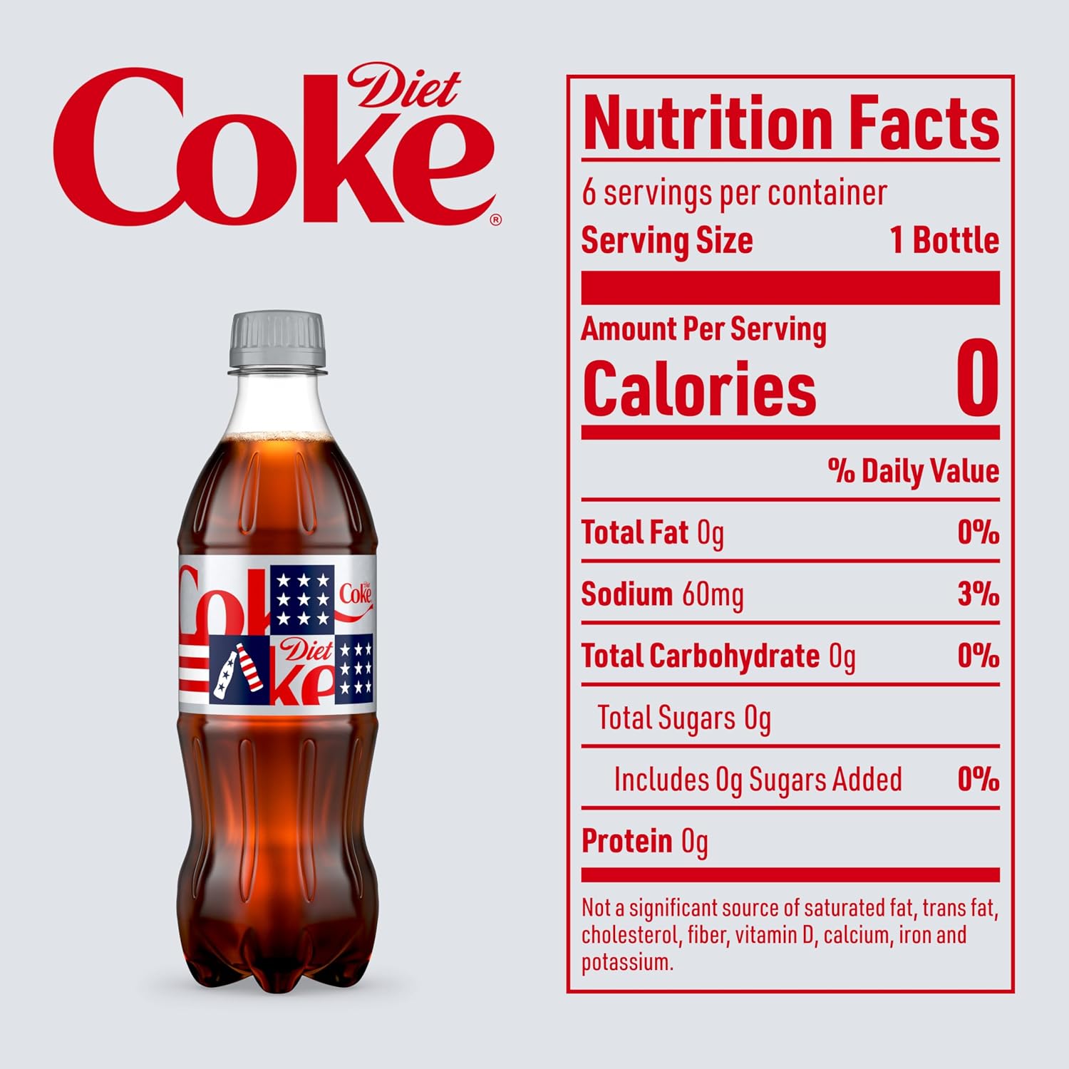 Diet Coke Soda Soft Drink Cans, 12 fl oz, 12 Pack | No sugar, no calories, 46 mg caffeine per can