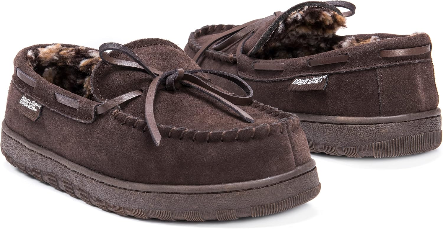 MUK LUKS Men's Paul Slipper, Multi Colors