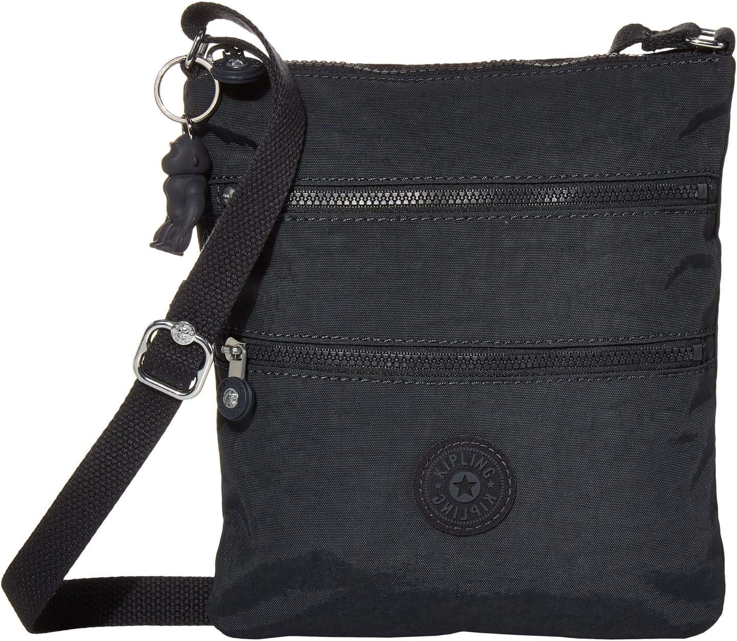 Kipling Women’s Abanu Medium Crossbody Bag, Lightweight, Adjustable Nylon Waist Pack with Multi-Compartment Zip Pockets