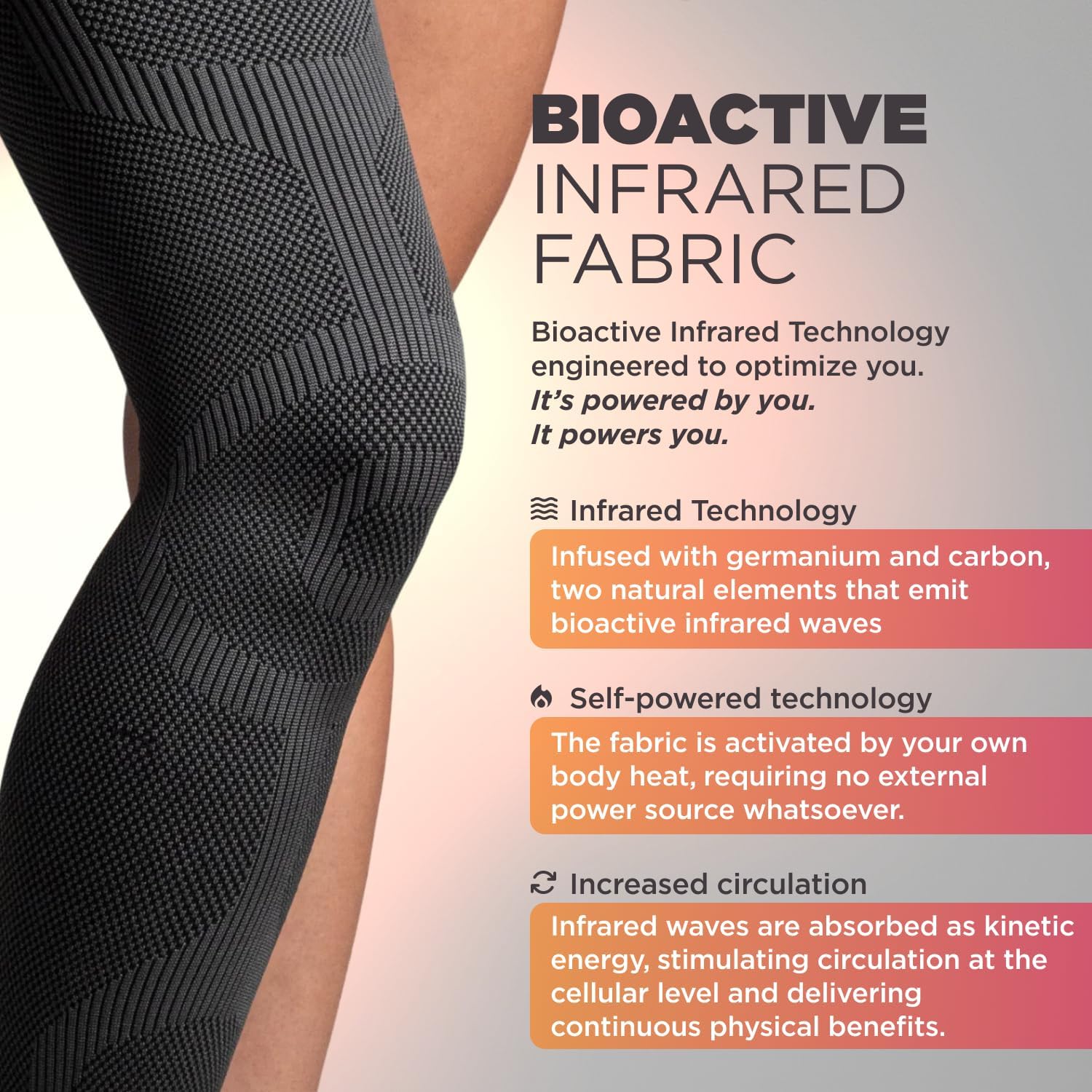 Incrediwear Leg Sleeve 2pk – Full Length Long Leg Sleeve for Leg Pain Relief & Muscle Recovery, Helps Reduce Swelling & Inflammation, Promotes Circulation, Leg Sleeves for Men & Women (Black, Medium)