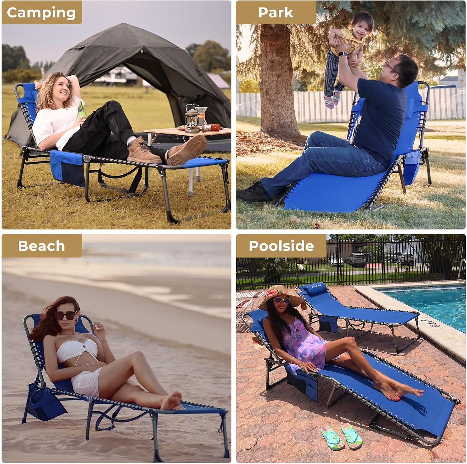 KingCamp Lounge Chair Outdoor
