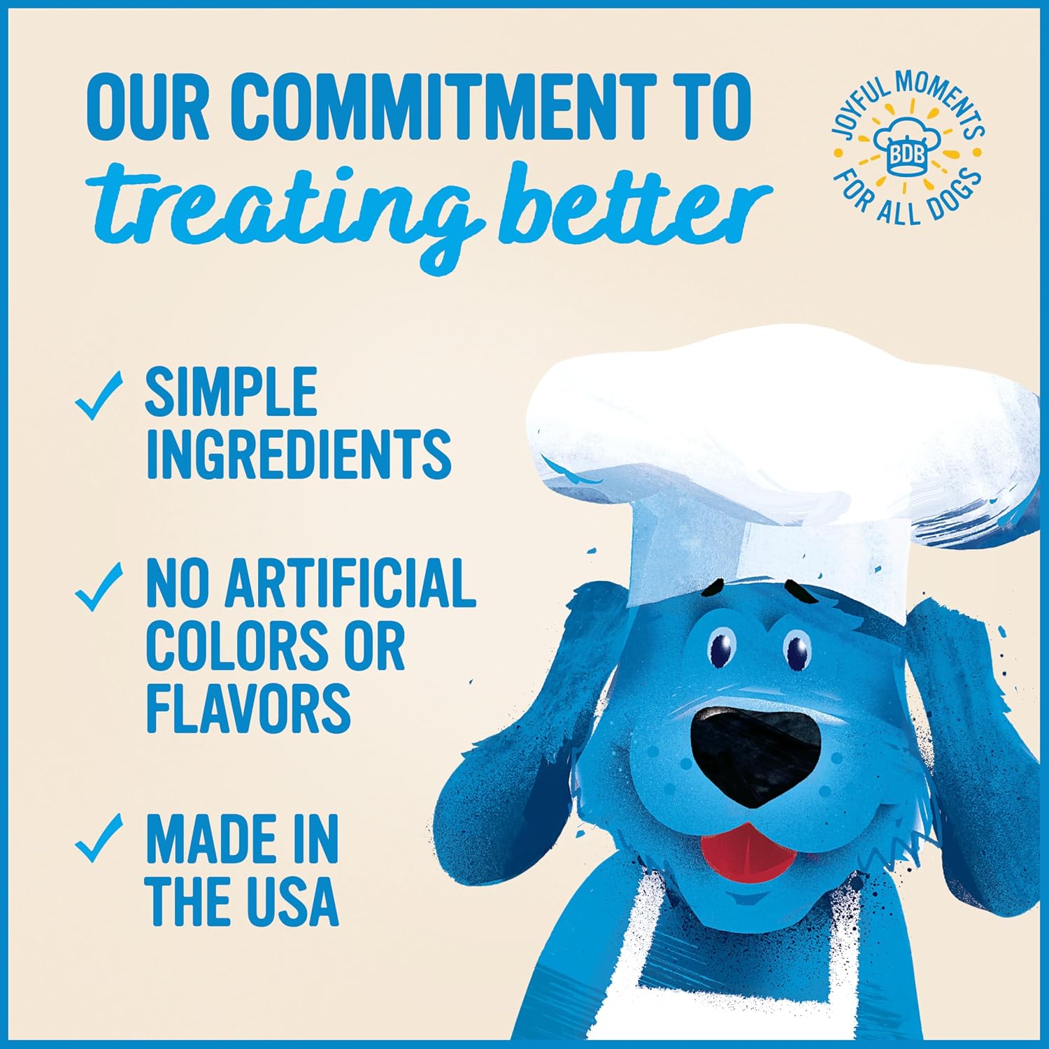 Blue Dog Bakery Natural Dog Treats, Softies, Peanut Butter Flavor, 16.2oz Bag, 6 Bags | Soft & Chewy Oven-Baked Dog Treat Chews, Made with Real Peanut Butter & Other Real Premium Wholesome Ingredients in the USA