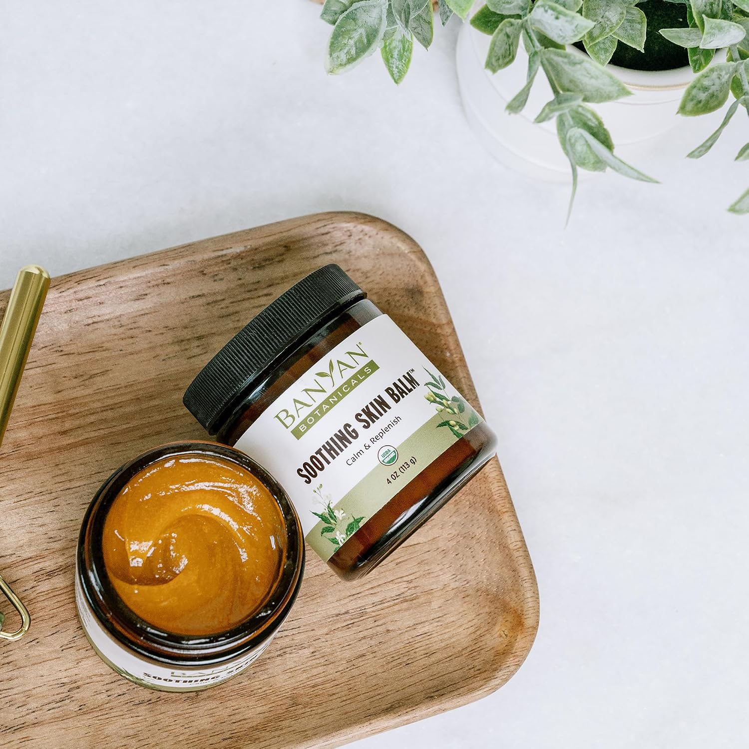 Banyan Botanicals Joint Balm – Organic Balm for Joints with Boswellia and Guggulu – for Supporting Comfortable Joints and Overall Joint Health – 4 oz – Non-GMO Sustainably Sourced Petroleum Free