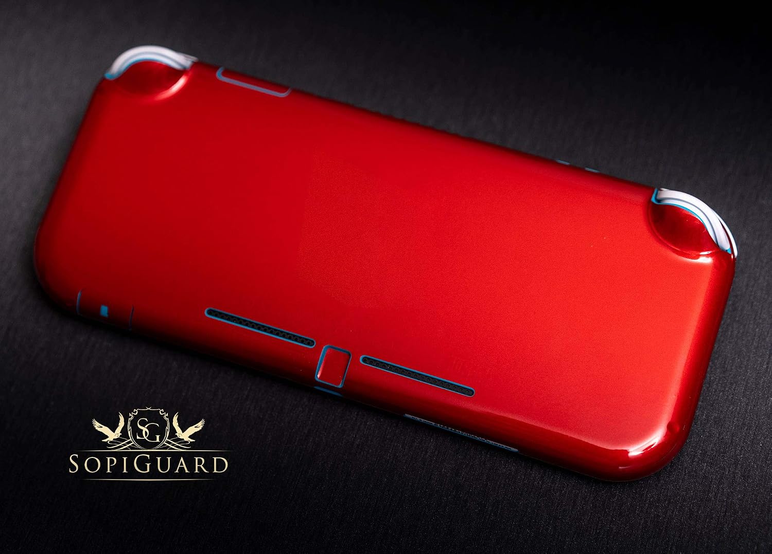 SopiGuard Sticker for Surface Duo Phone Edge-to-Edge Precision Vinyl Skin Wrap (Leather Textured)