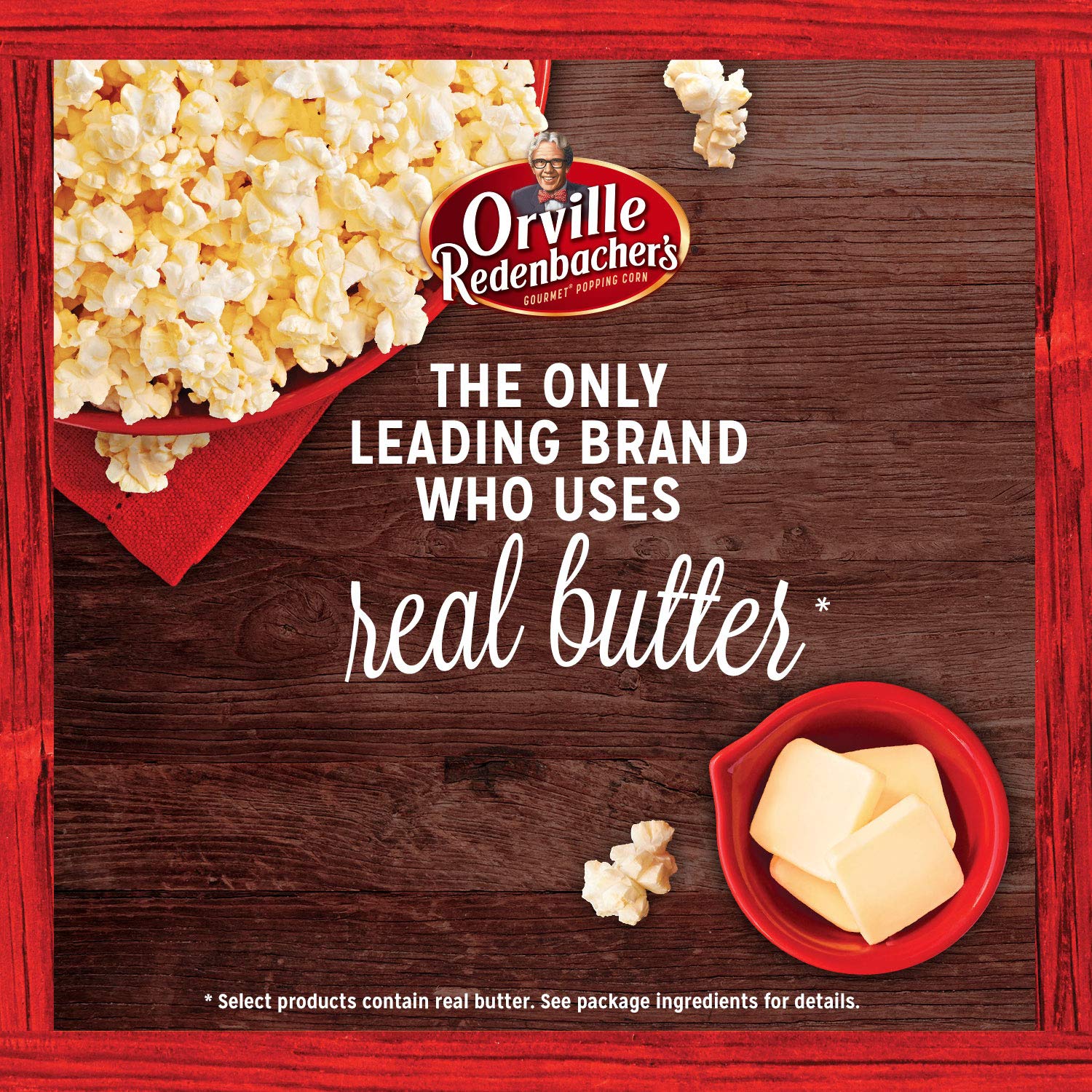 Orville Redenbacher’s Microwave Popcorn + Tub, Movie Theater Butter Flavor, 3g Fiber Per Serving, 3.9 oz. (12 Boxes)