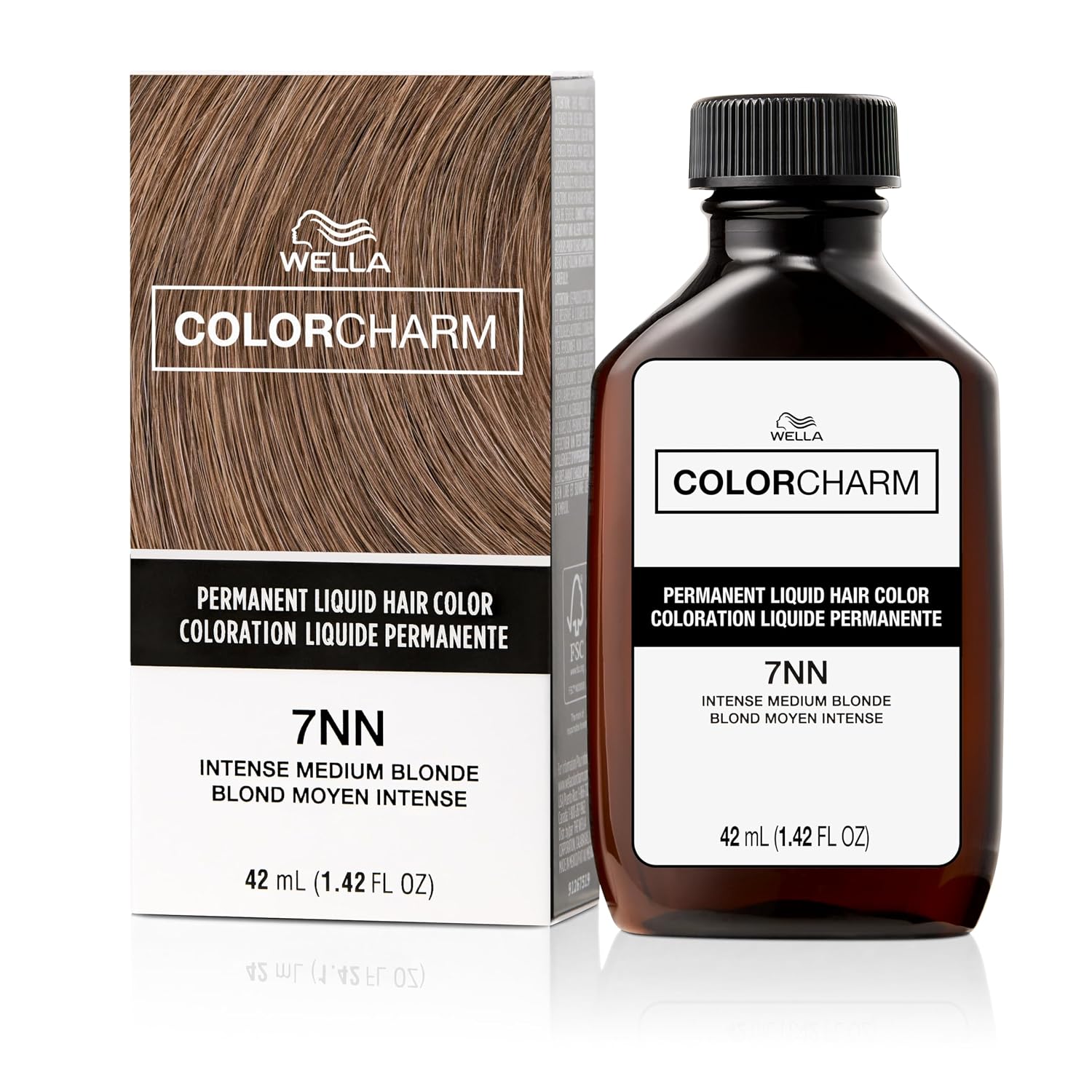 WELLA Color Charm Permanent Liquid Hair Color for Gray Coverage, Natural Blonde
