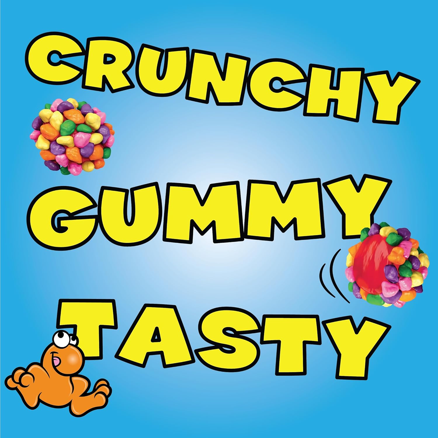 Nerds, Gummy Clusters Candy, Rainbow, Crunchy and Gummy, 8 Ounce
