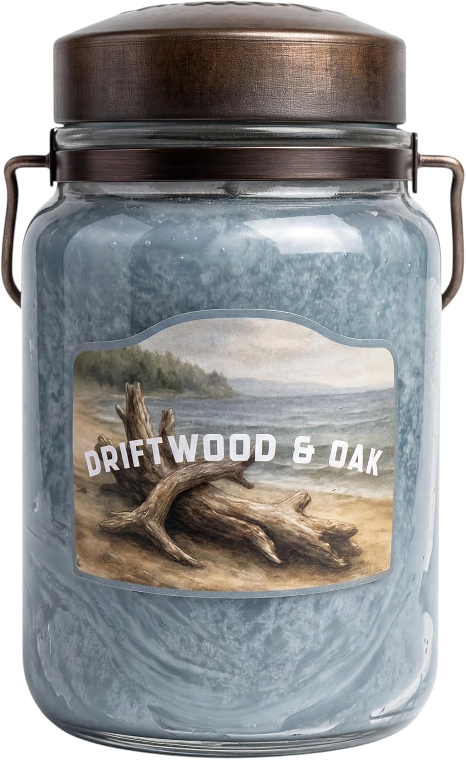 McCall’s Candles | Hot Buttered Rum | 26 oz Scented Candle | USA-Poured | Vintage Rustic Jar with Carrying Handle | Warm Buttery Spiced Rum Fragrance