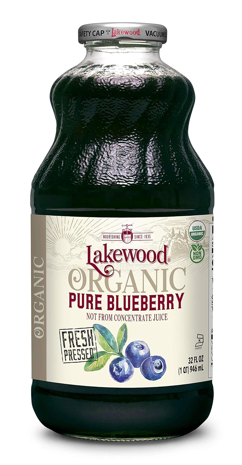 Lakewood Organic Pure Cranberry, Fresh Pressed, 32 Fl Oz (Pack of 6)
