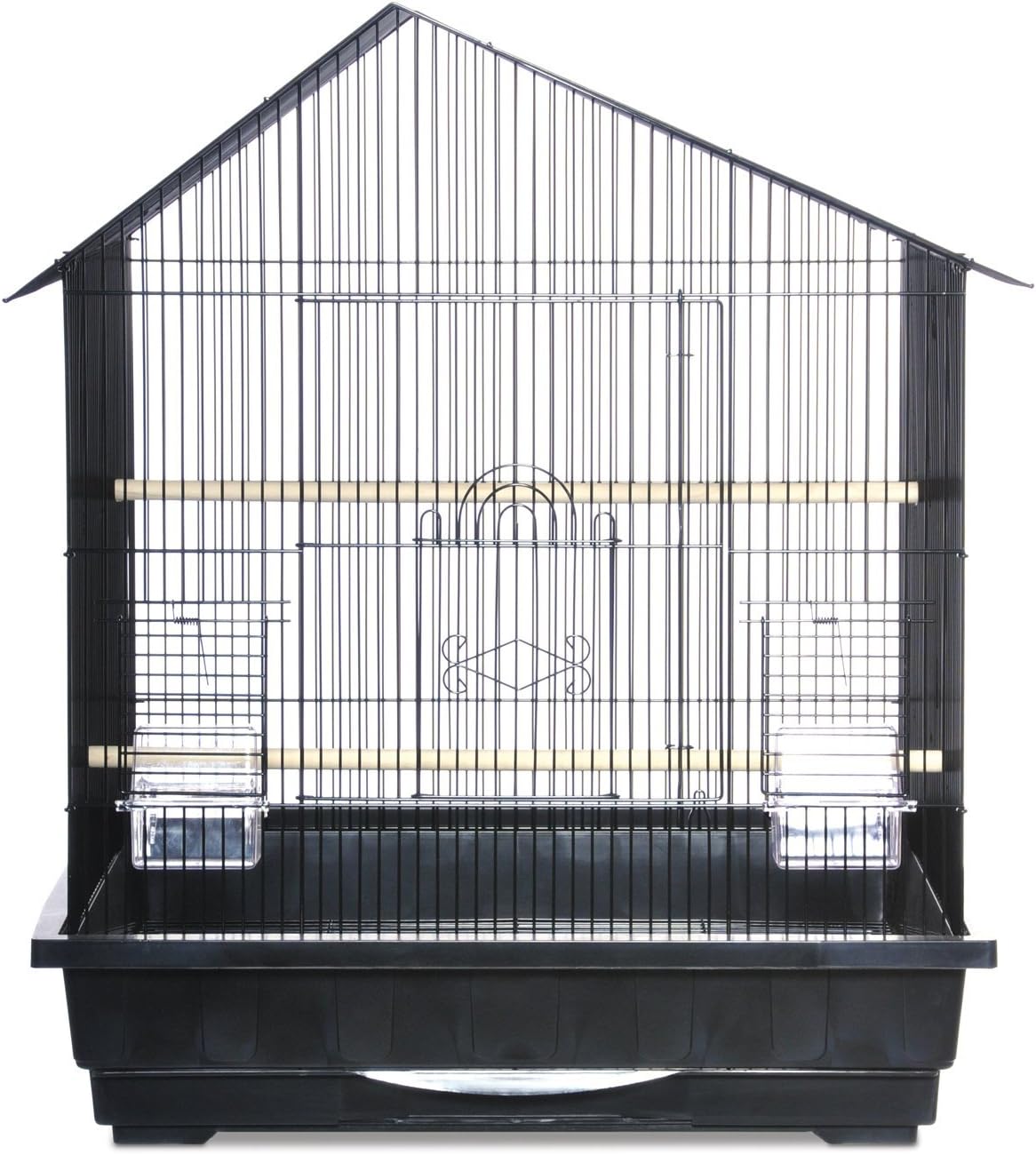 Prevue Pet Products Square Top Parakeet Cage, White