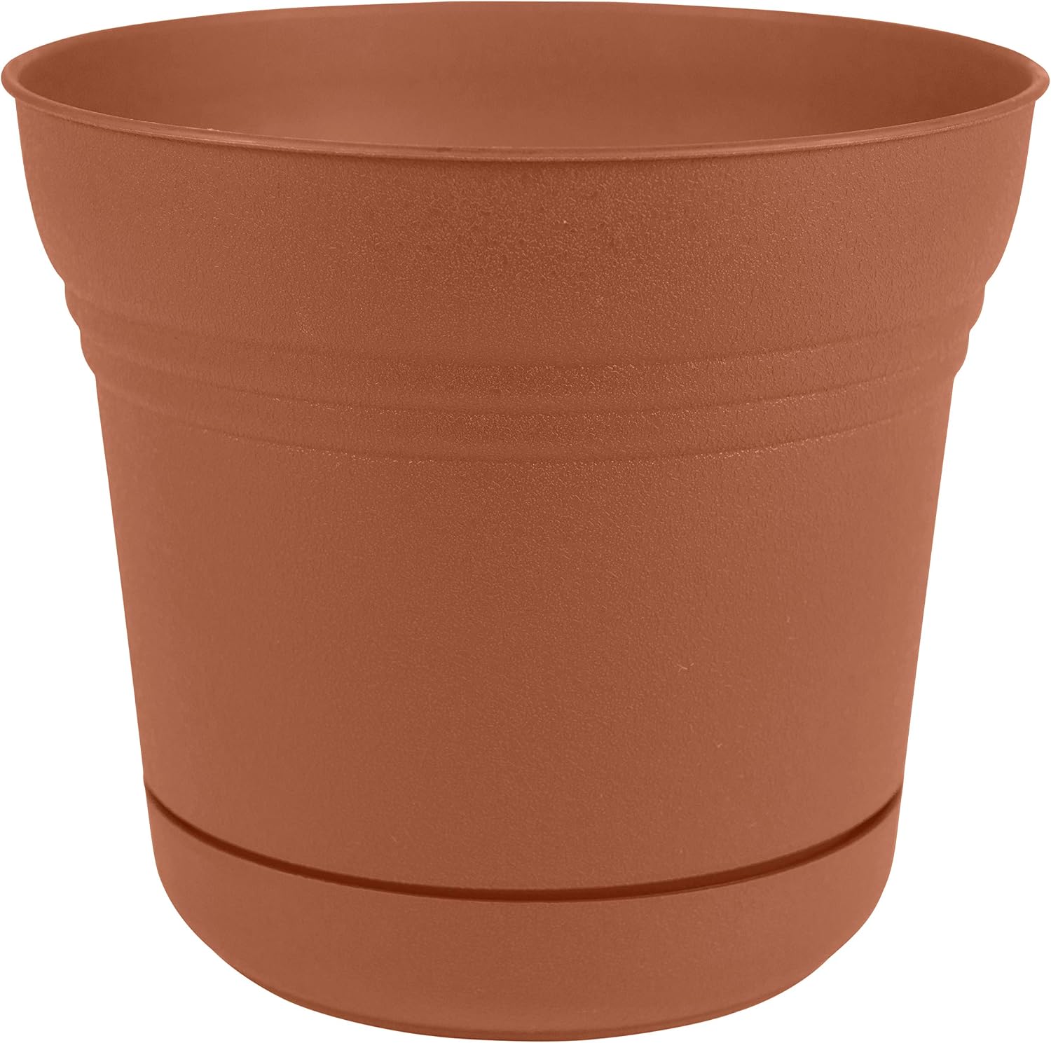 Bloem Saturn Planter with Saucer, 10", Calypso (SP1027)