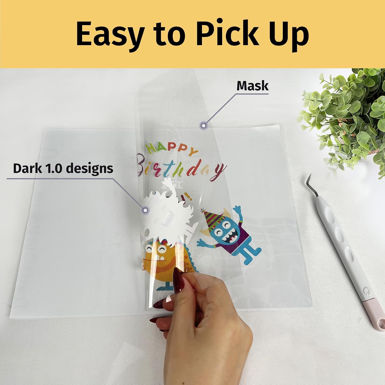 TransOurDream Heat Transfer Paper for Dark T Shirts(10 Sheets, 8.5x11),Printable HTV Heat Transfer Vinyl for Inkjet Printers