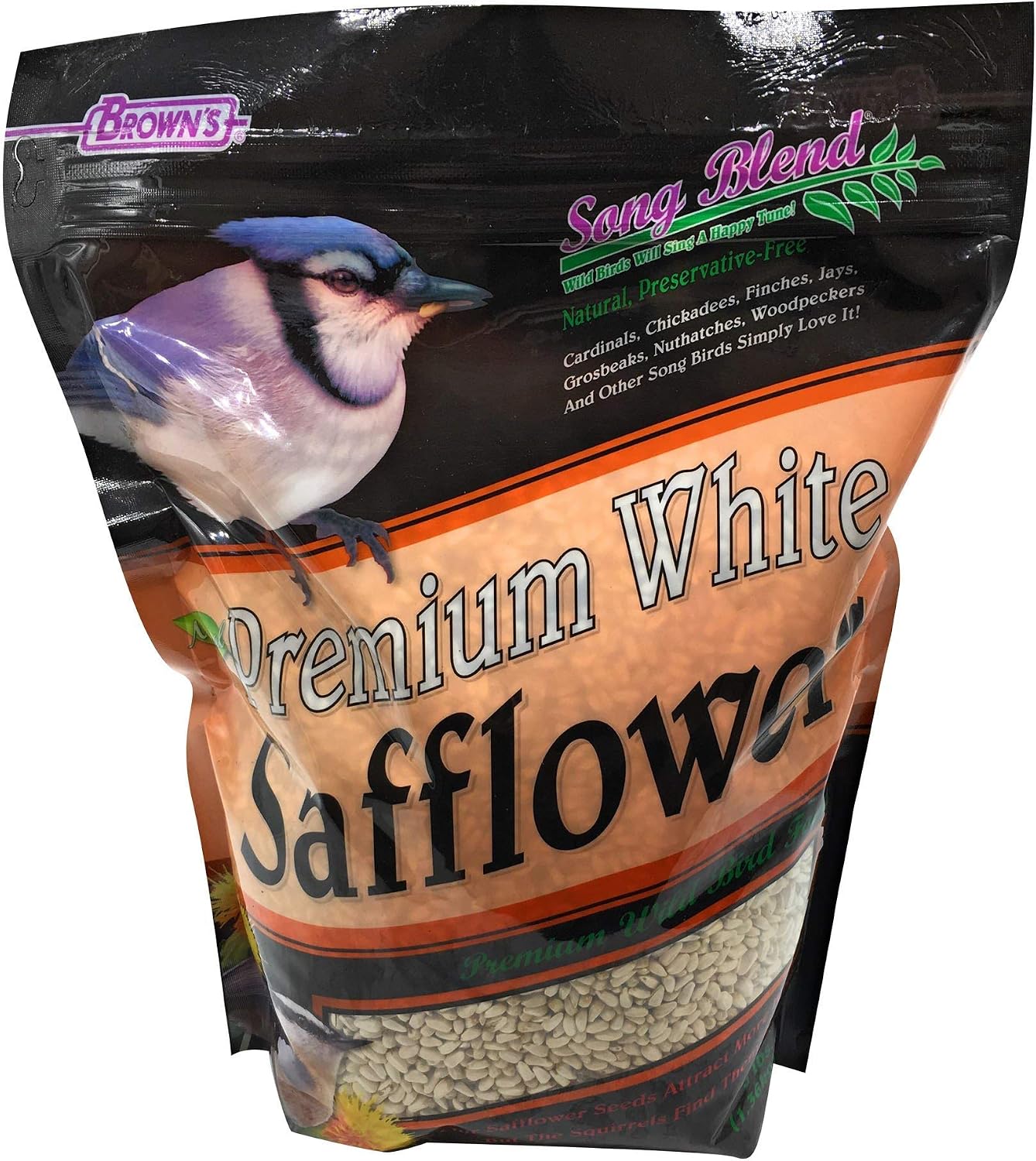 Floral Bird Song Blend Safflower Seeds, 48 OZ