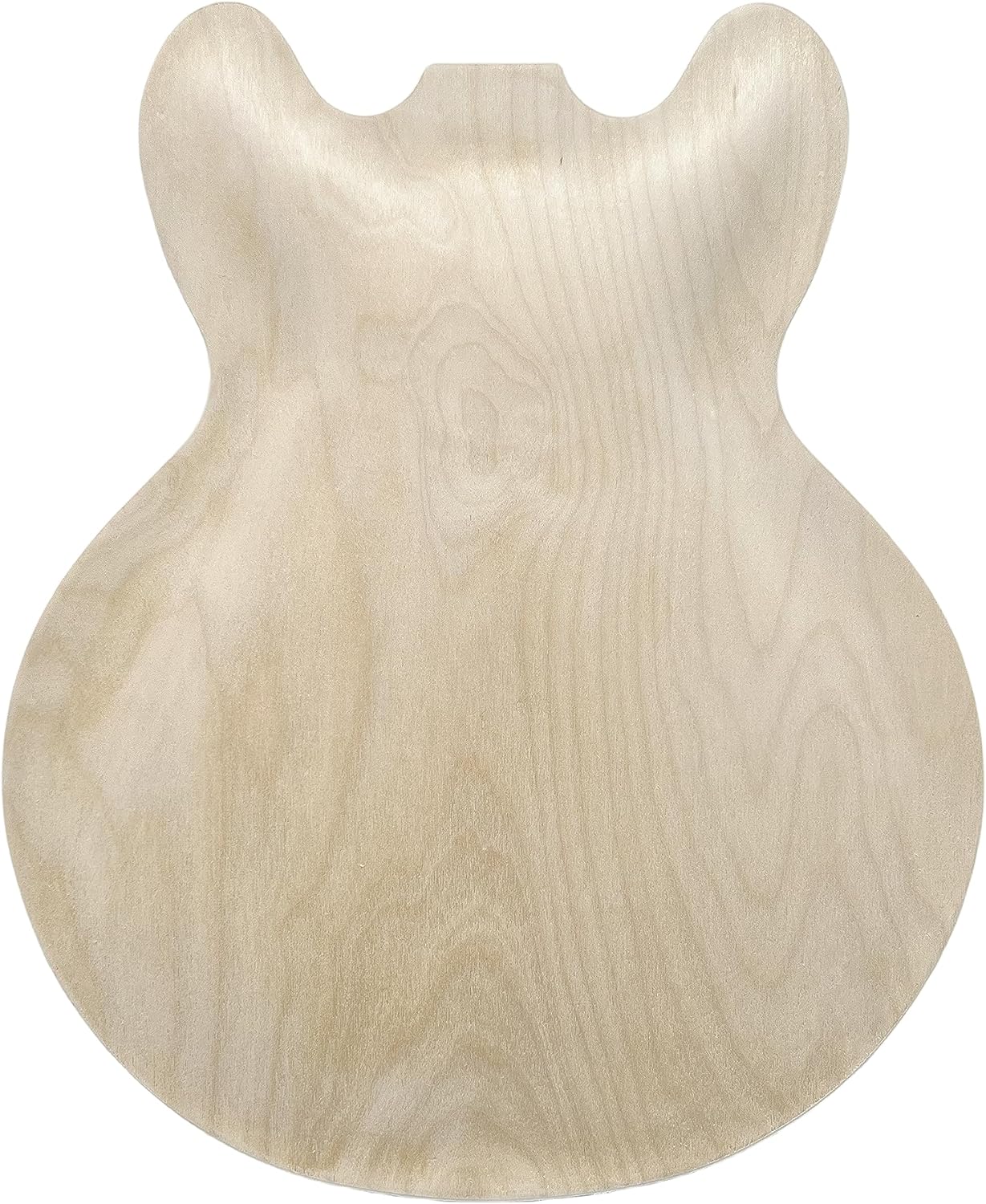 DBL DIY Electric Guitar Kit,Semi-Hollow Body Electric Guitar,with Paulownia Wood Core and Maple Plywood,6 Strings,Build Your Own Guitar