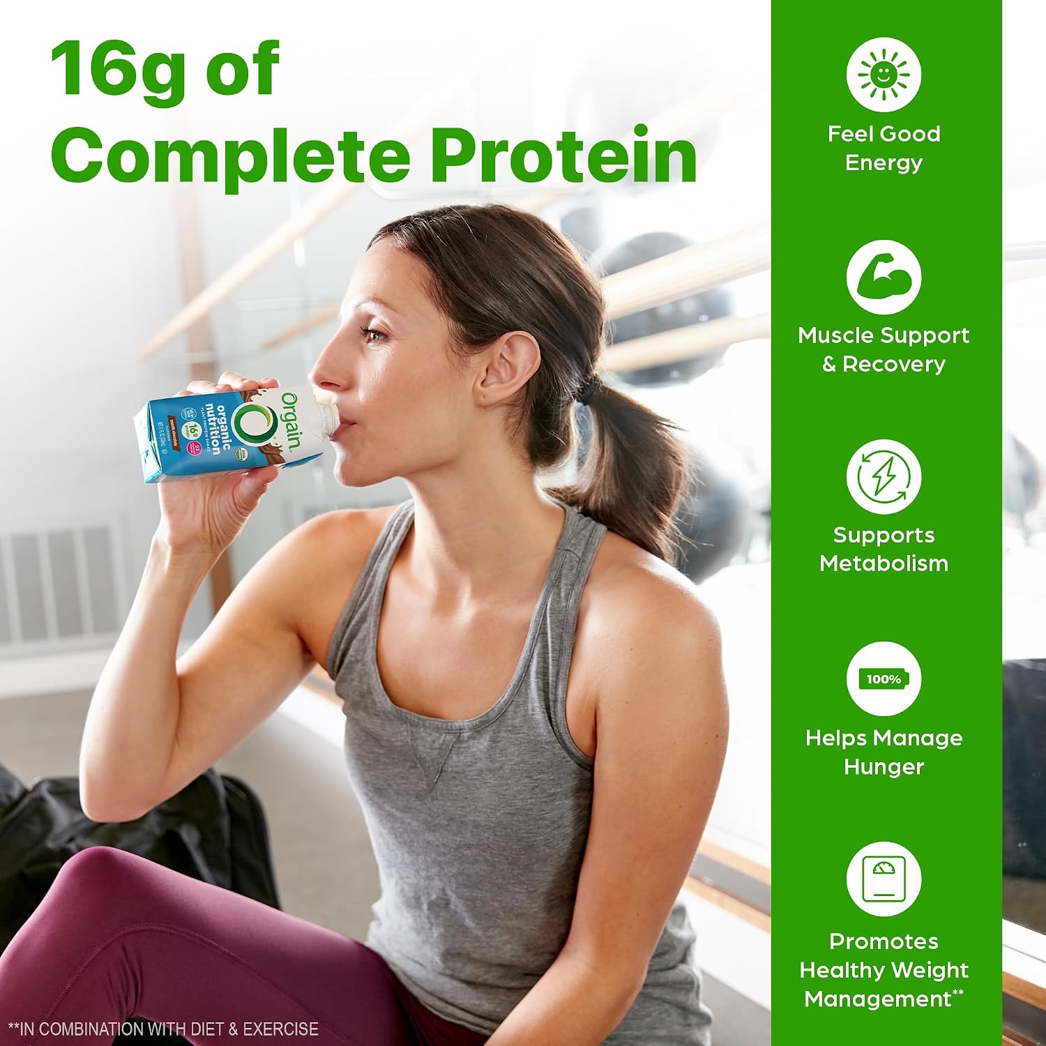 Orgain Organic Nutritional Vegan 16g Protein Shake, Vanilla, 11 oz, 12pk | Ready to drink plant based protein, meal replacement, 21 vitamins & minerals, fruits & vegetables, non-GMO, gluten-free