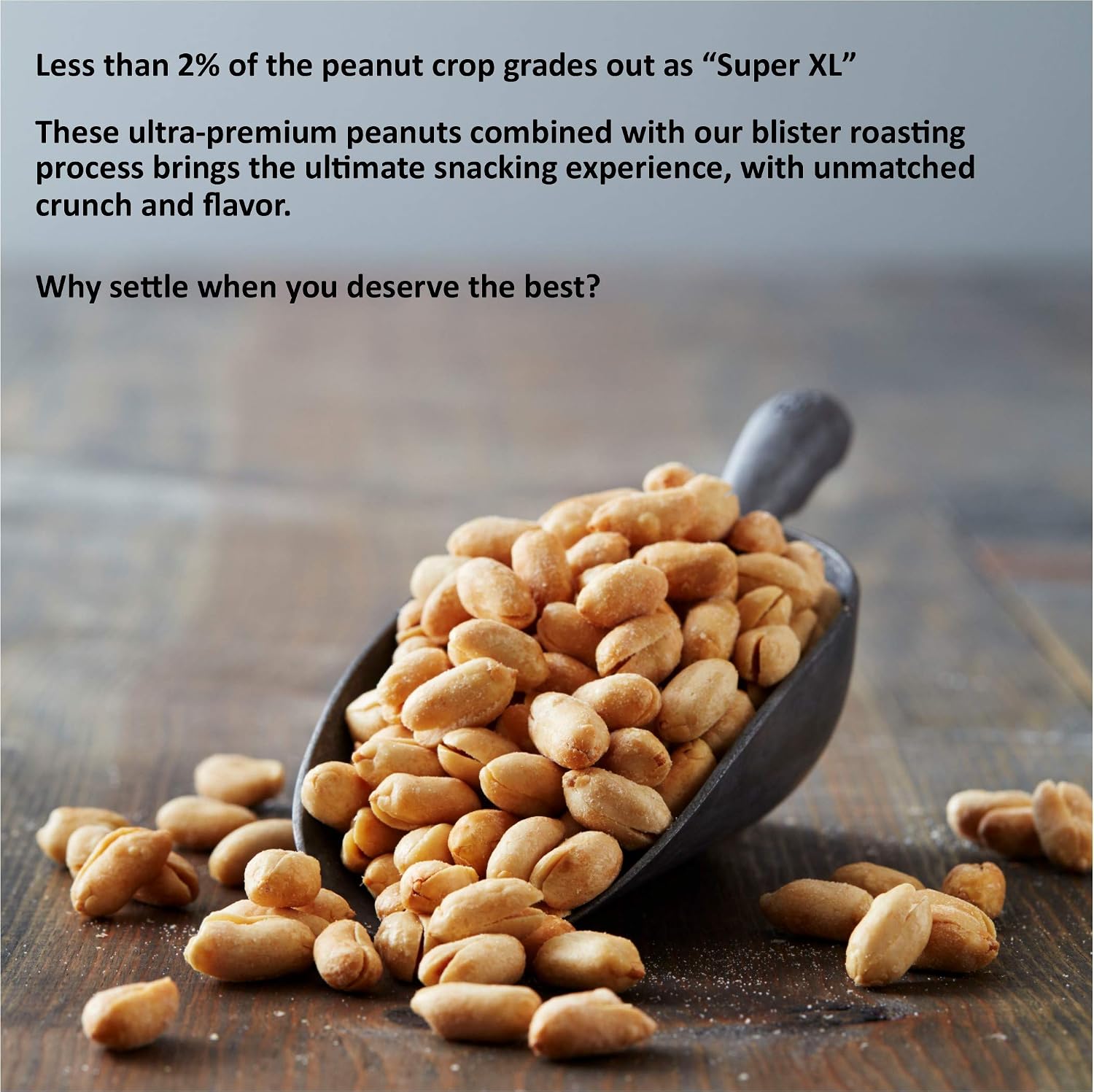 Virginia Diner Salted Virginia Peanuts - XL Gourmet Peanuts Non-GMO, Preservative Free Gifts from Virginia Since 1929-18 Oz Can