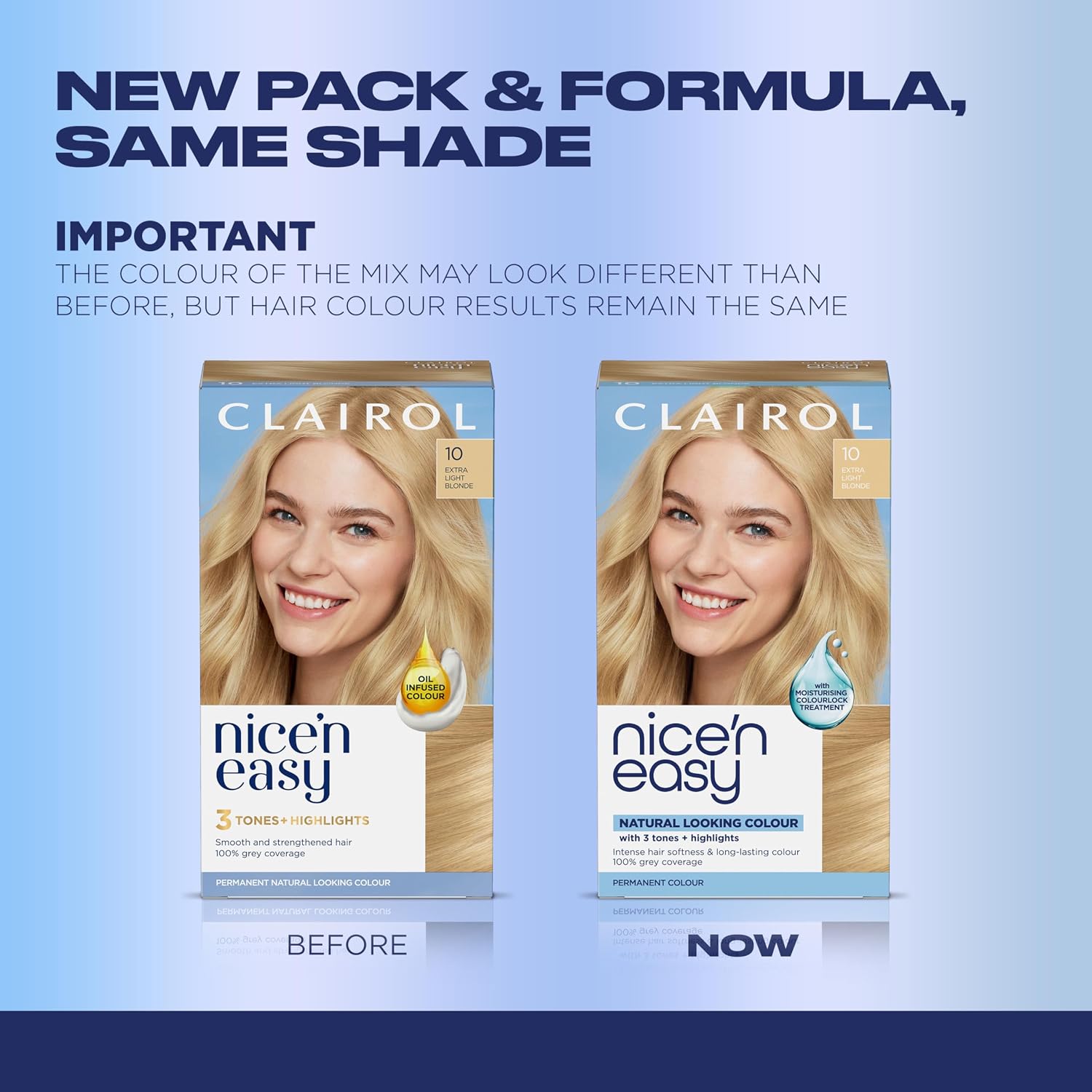Clairol Nice'n Easy Permanent Hair Dye, 6A Light Ash Brown | Pack of 3