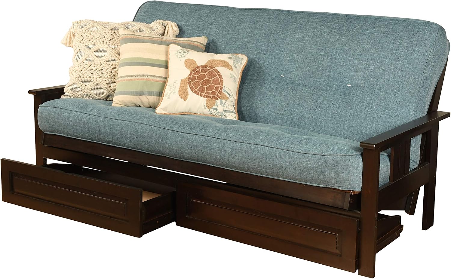 Kodiak Futons Monterey Futon Frame, No Drawers, Barbados