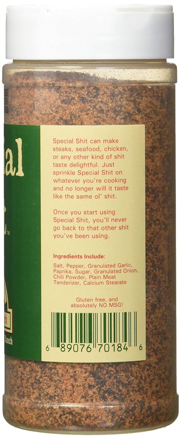Big Cock Ranch Special Shit Premium All Purpose Seasoning (Original Version) | Gluten Free, No MSG, Original All Purpose Blend, Great For Beef, Chicken, Pork, Seafood, Vegetables, Grilling & BBQ