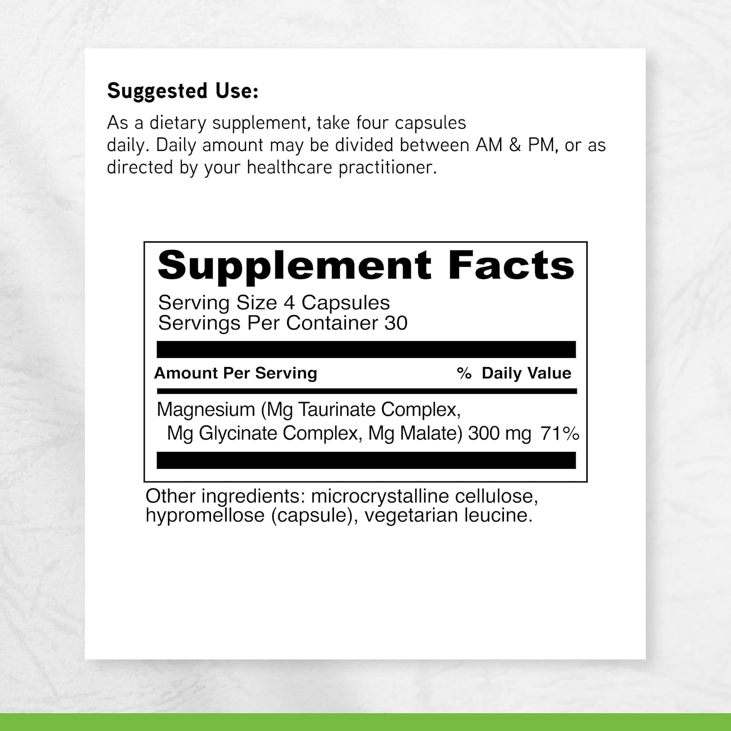 DAVINCI Tri-Mag 300 - Triple Complex with Magnesium Glycinate