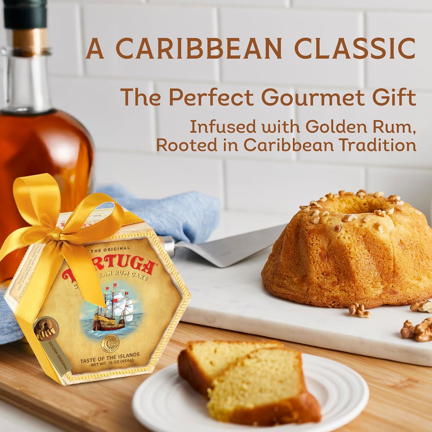 TORTUGA Provenance Rum Cake Variety Pack – 4 oz. - 6 Pack - The Perfect Premium Gourmet Gift for Stocking Stuffers, Gift Baskets