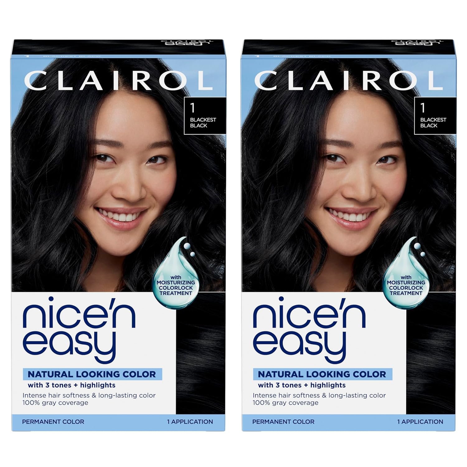 Clairol Nice'n Easy Permanent Hair Dye, 6A Light Ash Brown | Pack of 3