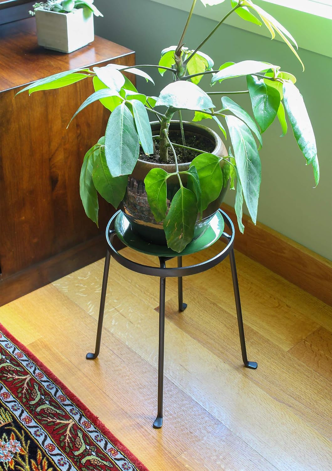 Achla FB-32 Designs Argyle Plant Stand III, 18" H, Graphite