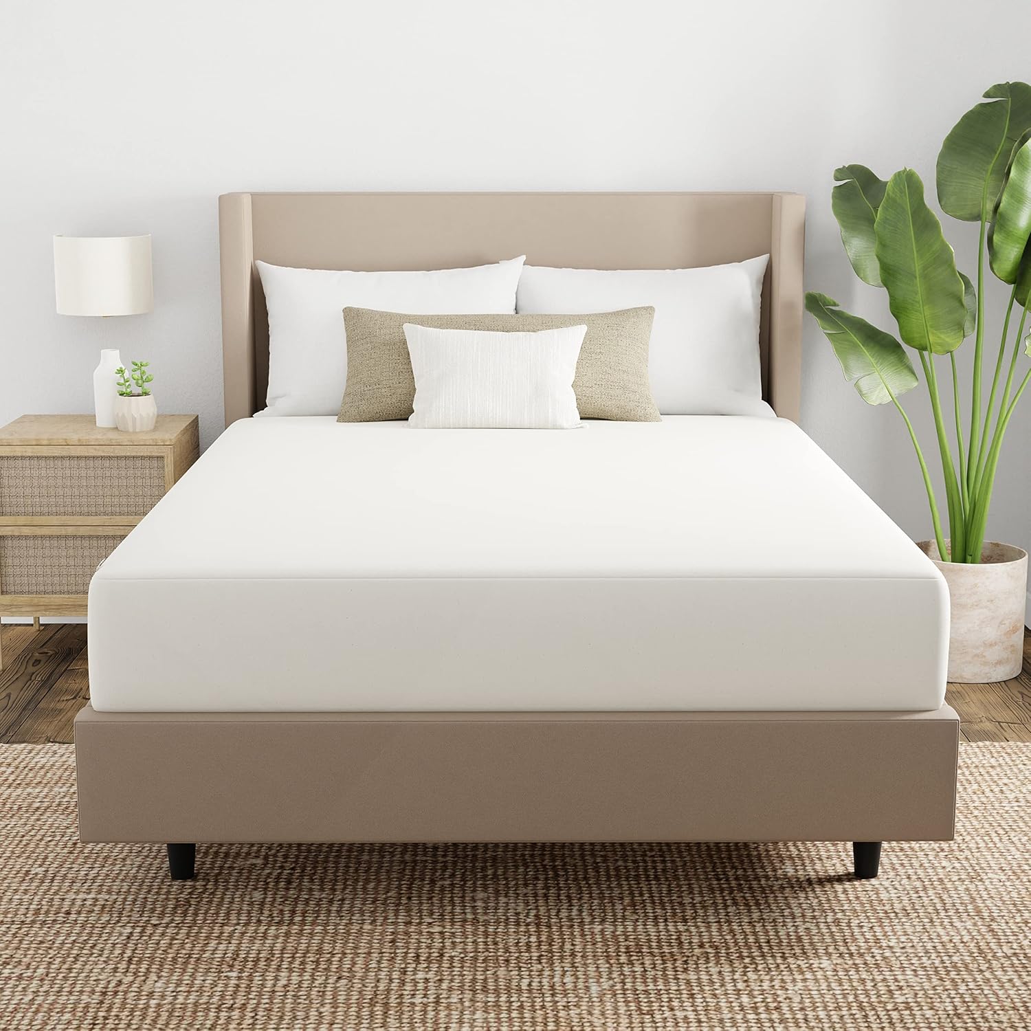 AllerEase Organically Grown Cotton Waterproof Mattress Pad Full