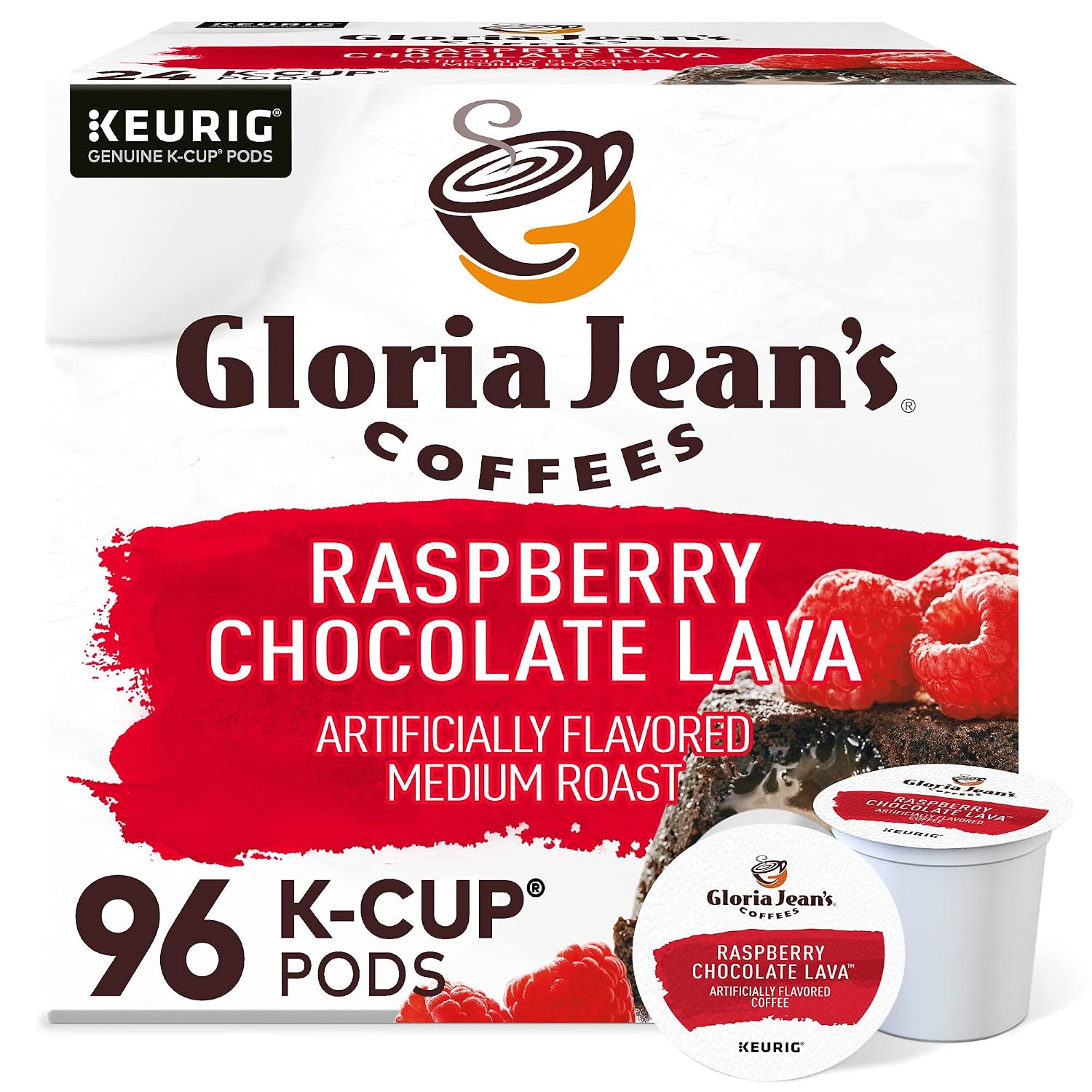 Gloria Jean's Coffees Butter Toffee, Single-Serve Keurig K-Cup Pods, Flavored Medium Roast Coffee, 96 Count