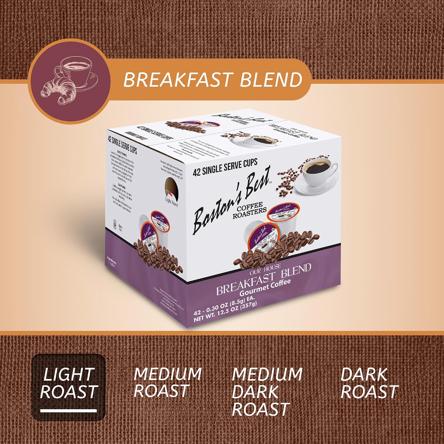 Boston’s Best - Aloha Coconut Flavored Delicious Gourmet Coffee Compatible with Keurig Coffee Maker, 1 Count (42 Single Serve Cups)