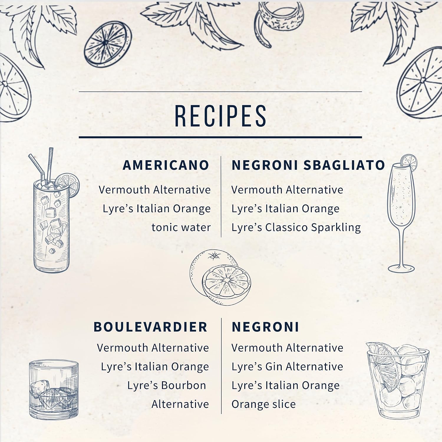 Lyre’s Aperitif Rosso Vermouth Alternative, Non Alcoholic Vermouth