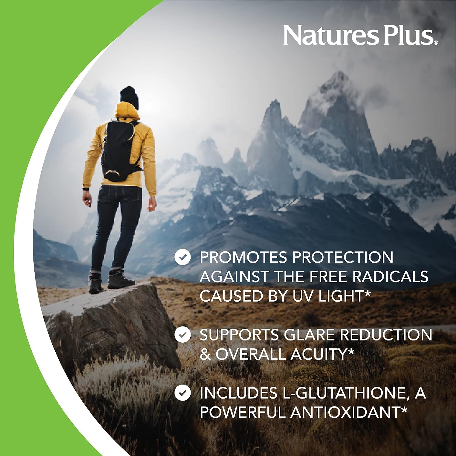 NaturesPlus Lutein Rx-Eye - 60 Capsules - Eye Function Support Supplement with Zeaxanthin & Antioxidants - Gluten Free - 20 Servings