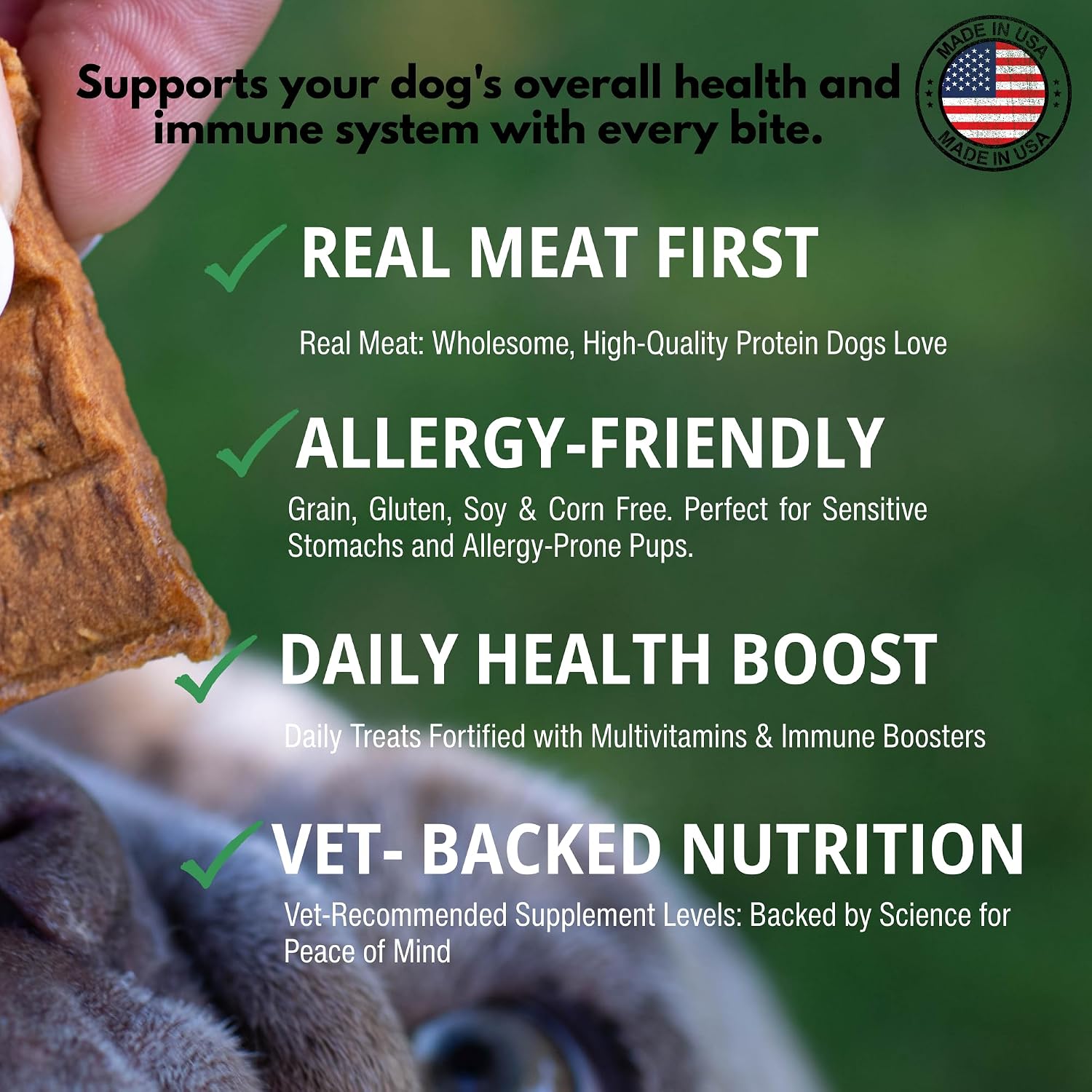 Loving Pets Activpetz Beef Jerky Hip & Joint Formula Dog Treat, 7 Oz