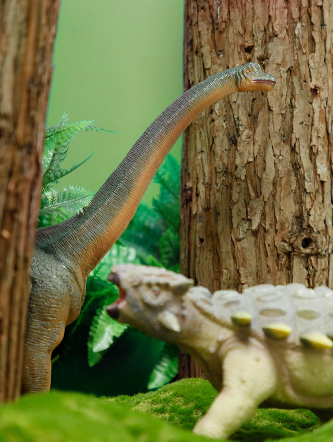 RECUR Jumbo Brachiosaurus Toys Large 20.5 Jurassic Toys Dinosaur Figure Toy Safe Odorless Hand-Painted Figurines for Kids Realistic Design Replica