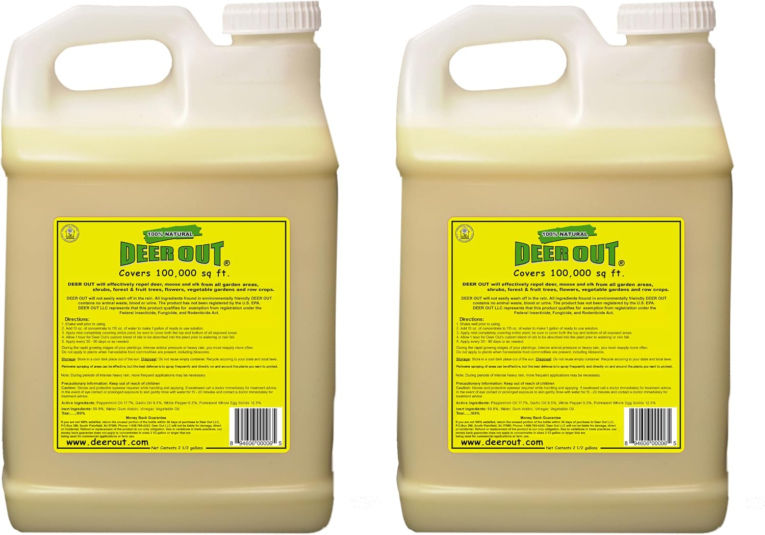 Deer Repellent :Deer Out 1 Gallon Concentrate