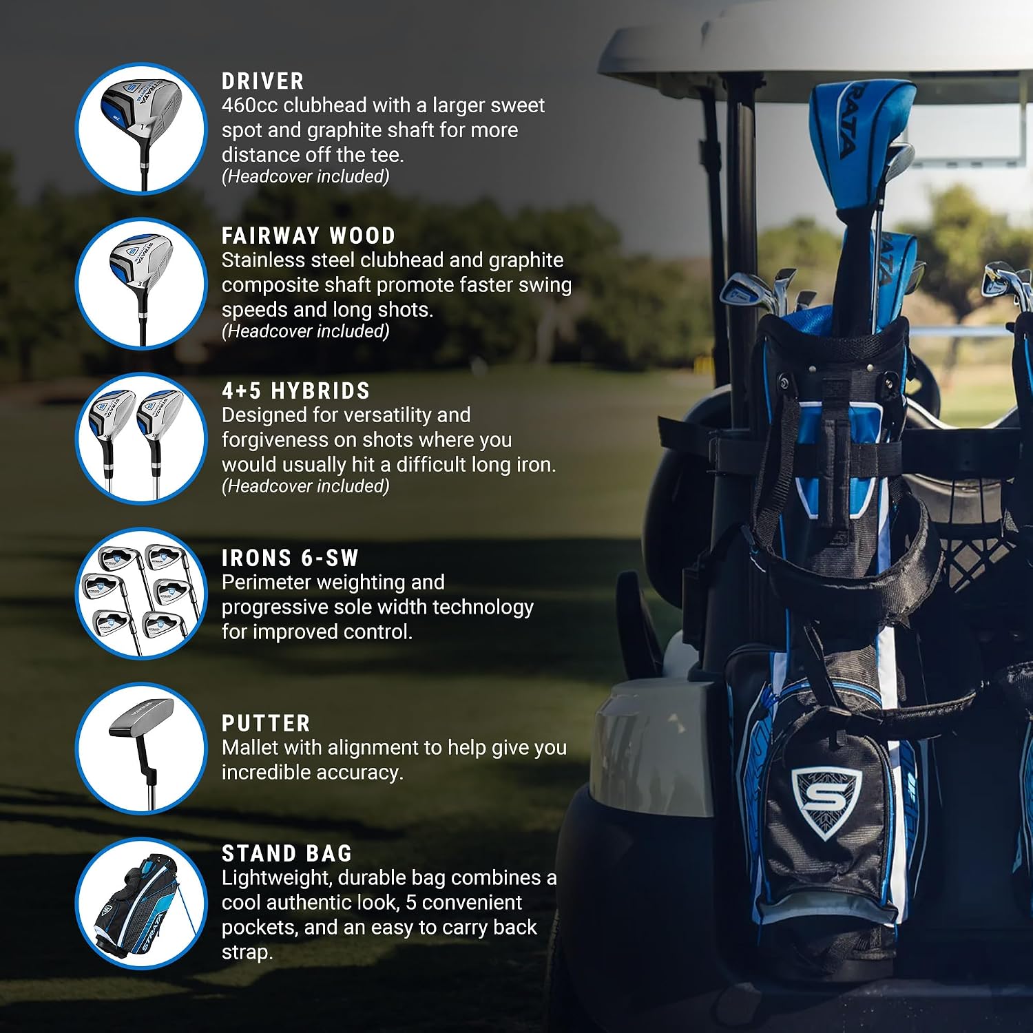 Callaway Golf Strata Complete Golf Set (Men's and Women's)