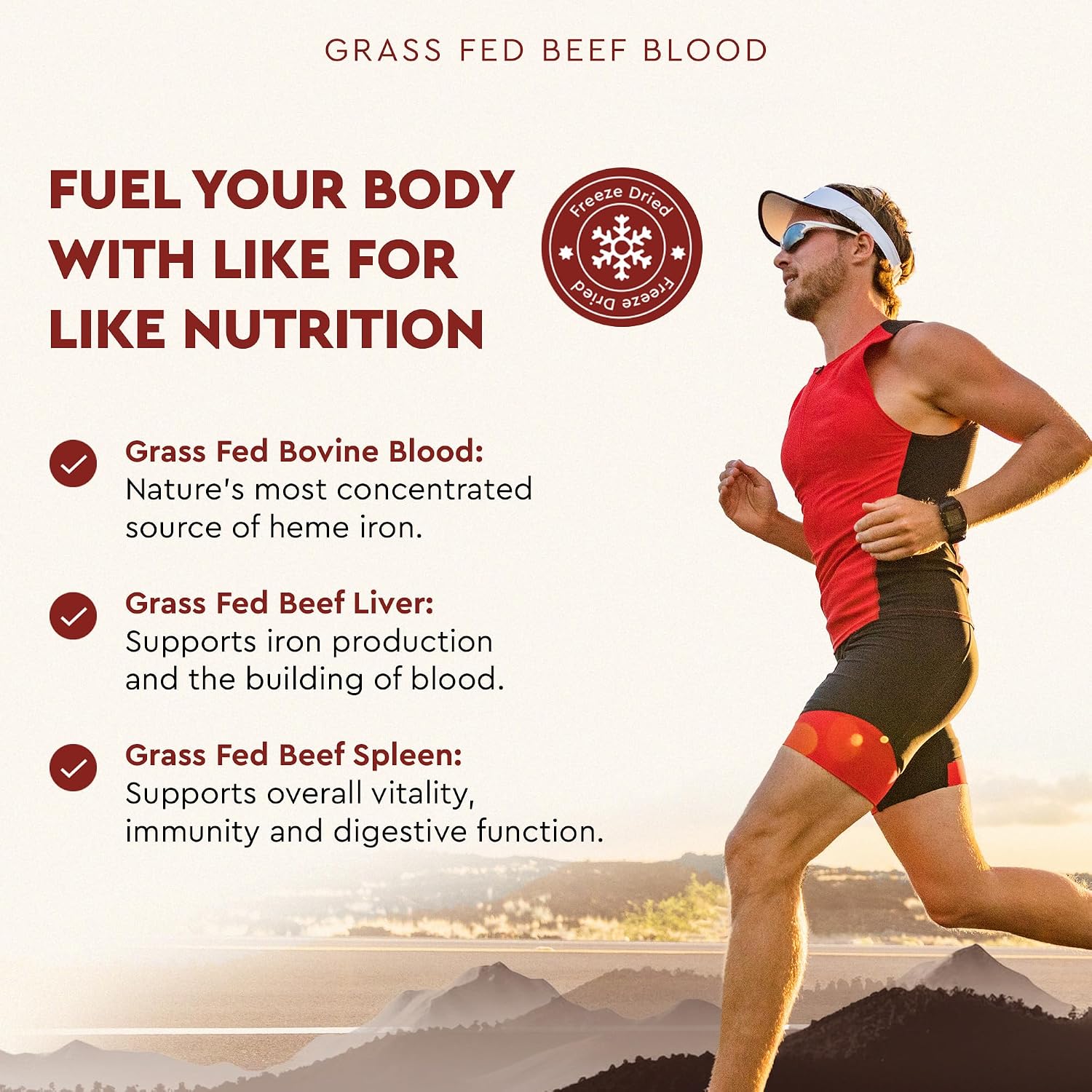 Ancestral Supplements Blood Health Supplement, Organ Formula, 500mg, 180 Ct